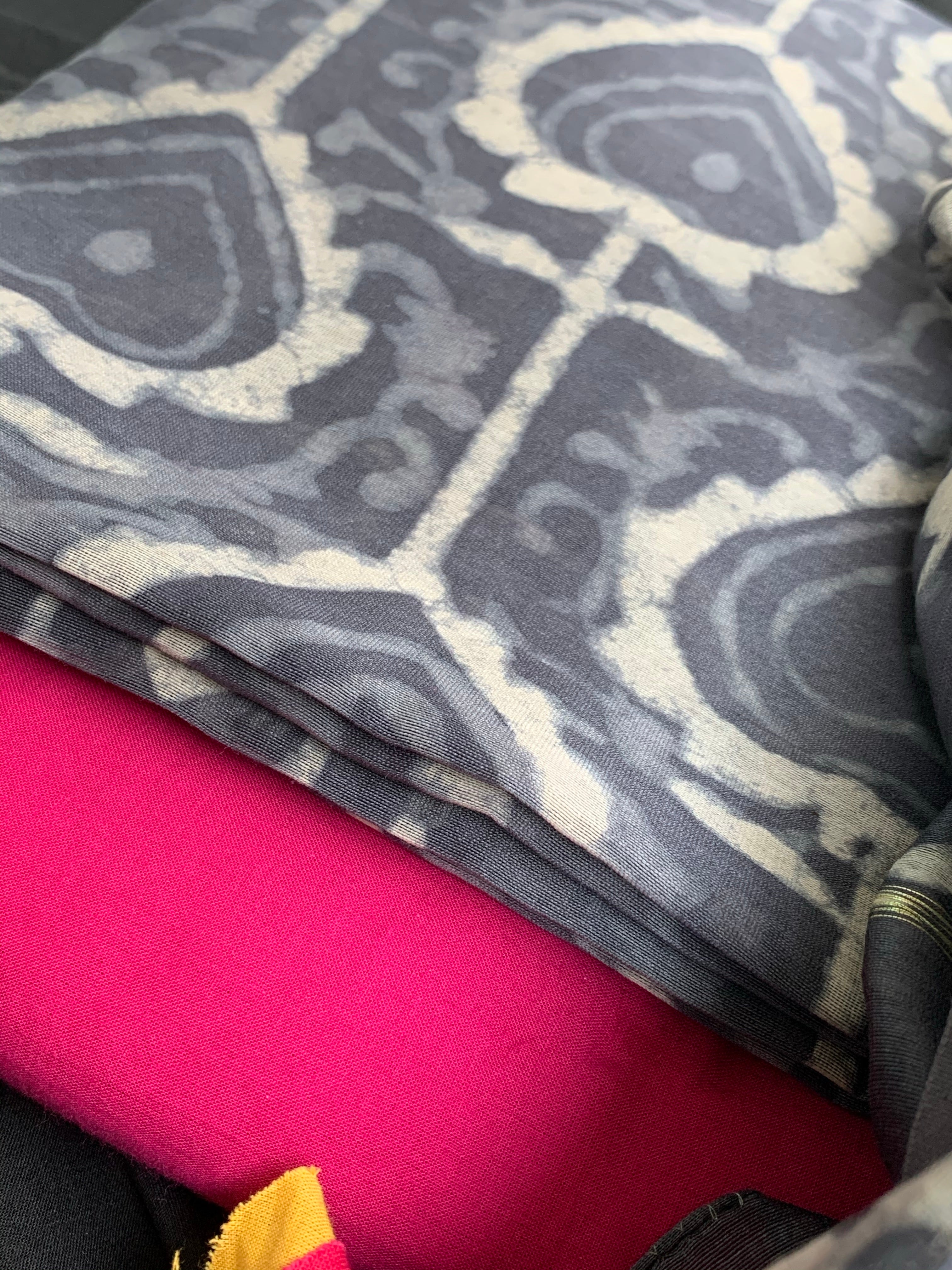 Handblock Chanderi Suit