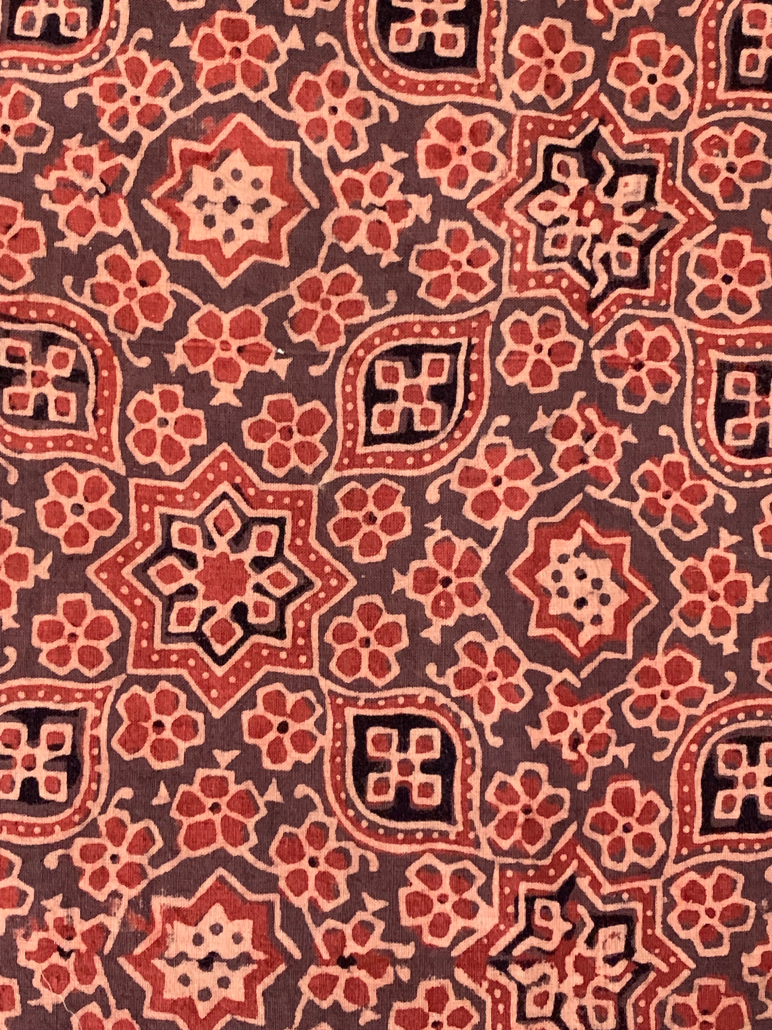 Handblock Ajrakh Kota Suit