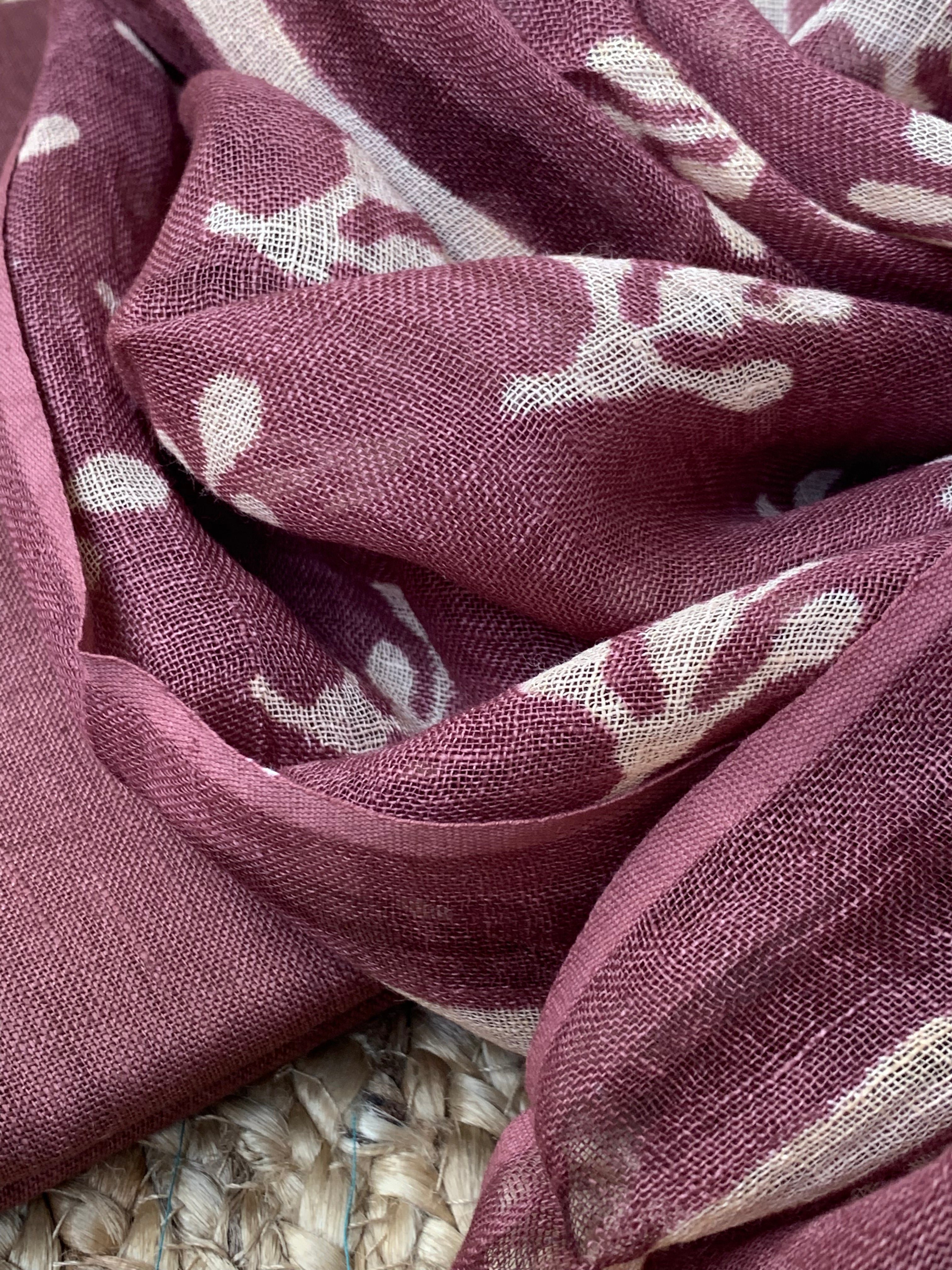 Handcrafted Linen Kurta Dupatta Set