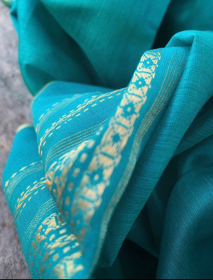 Handwoven Maheshwari Kurta dupatta set