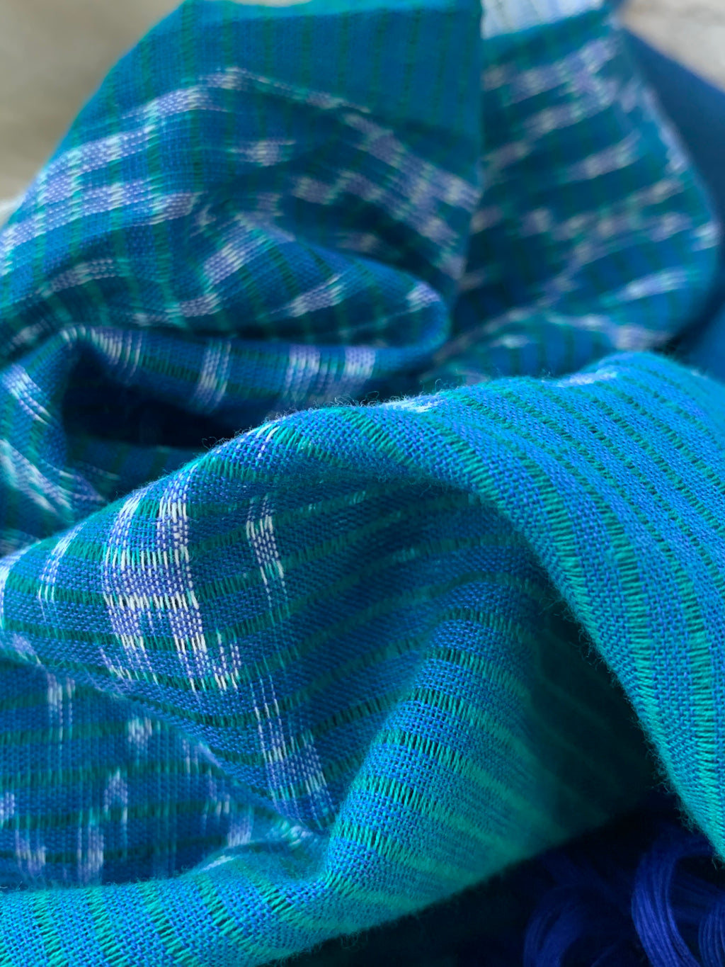 Handwoven Ikat Kurta  Dupatta set