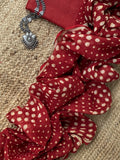 Handcrafted Linen Kurta Dupatta Set With Cotton Flex bottom