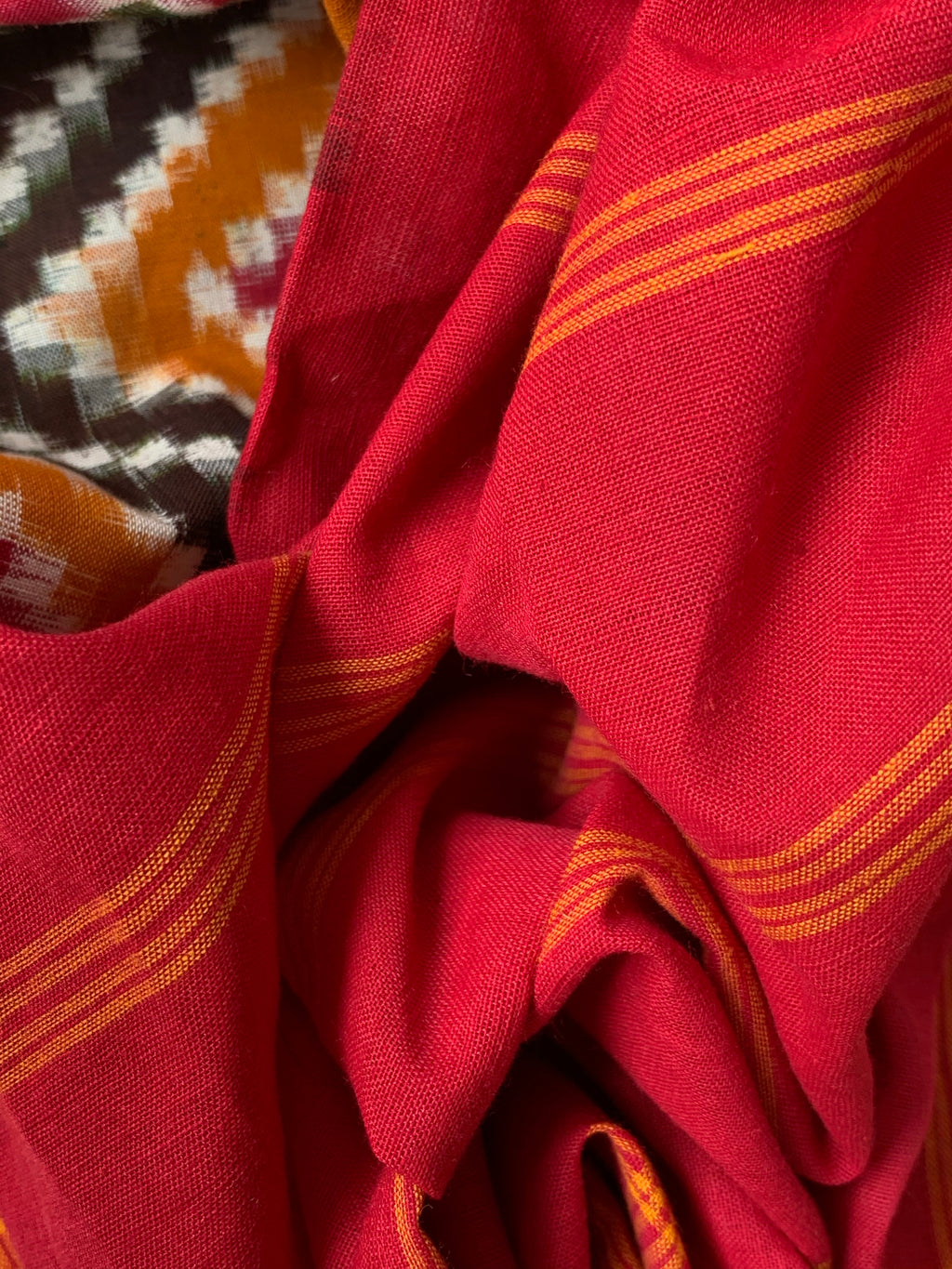 Handwoven Double Ikat Kurta Dupatta Set
