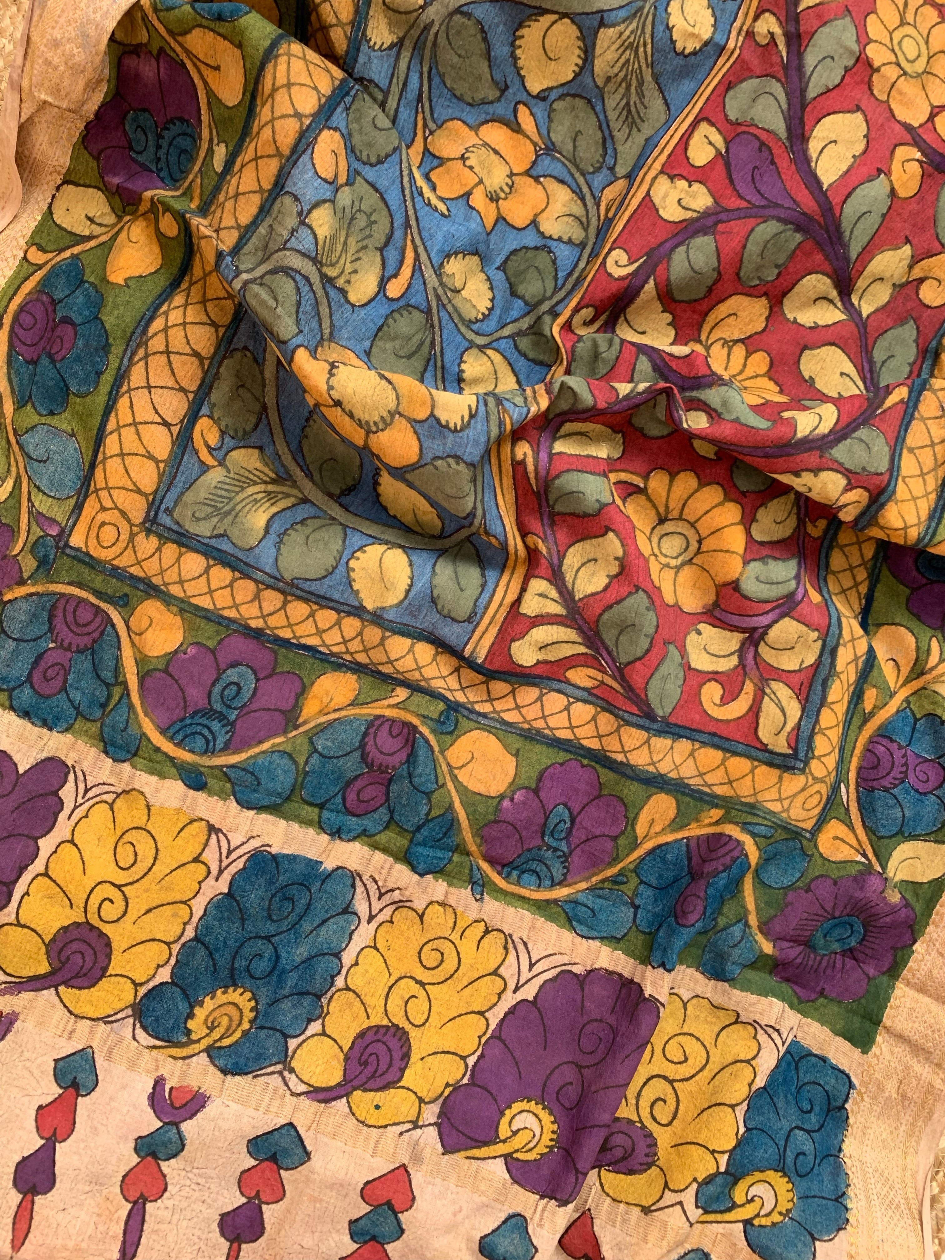 Handcrafted Kalamkari Kurta Dupatta Set