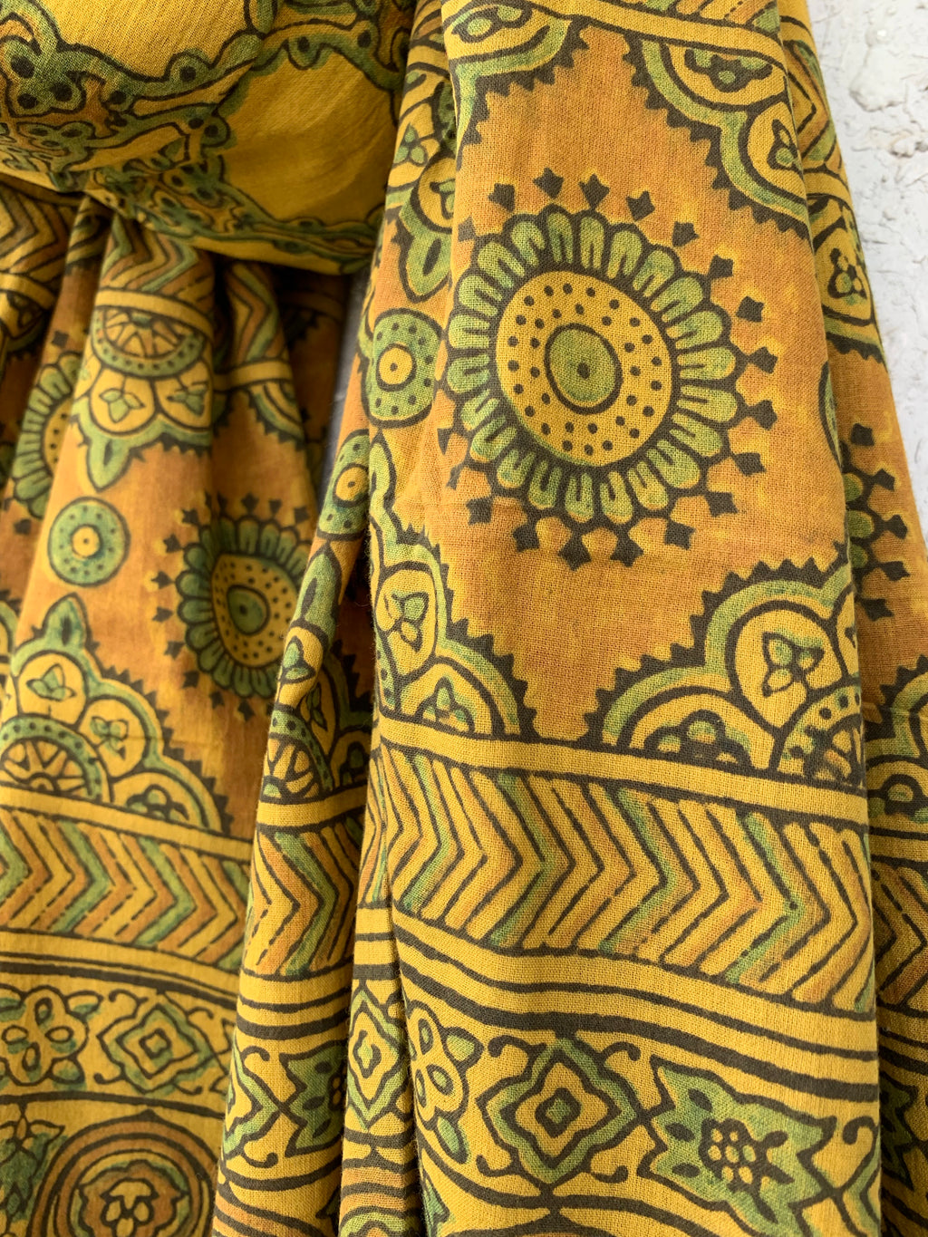 Handblock Ajrakh Dupatta