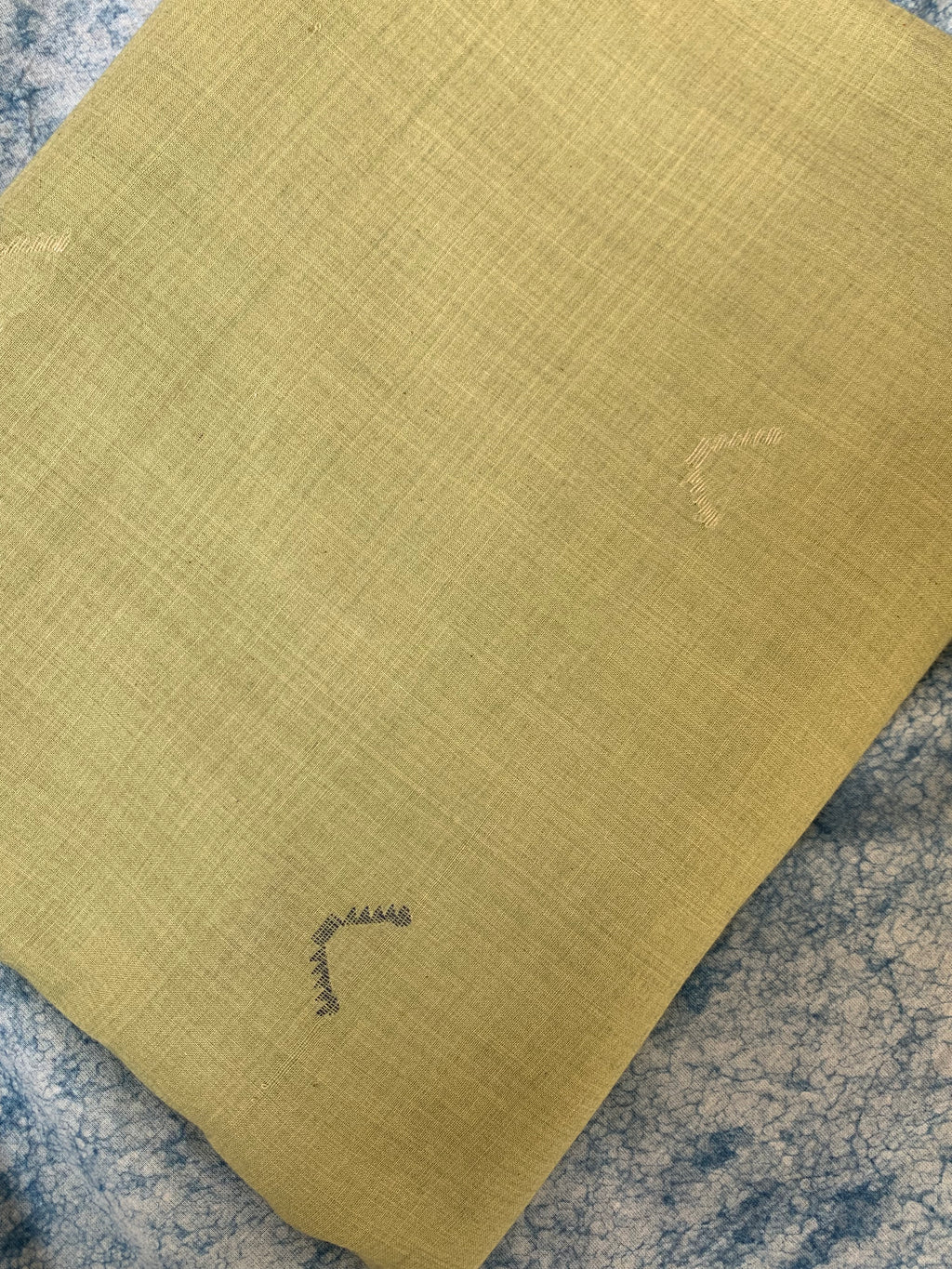 Jade- Handwoven Bengal Jamdani Kurta Dupatta set