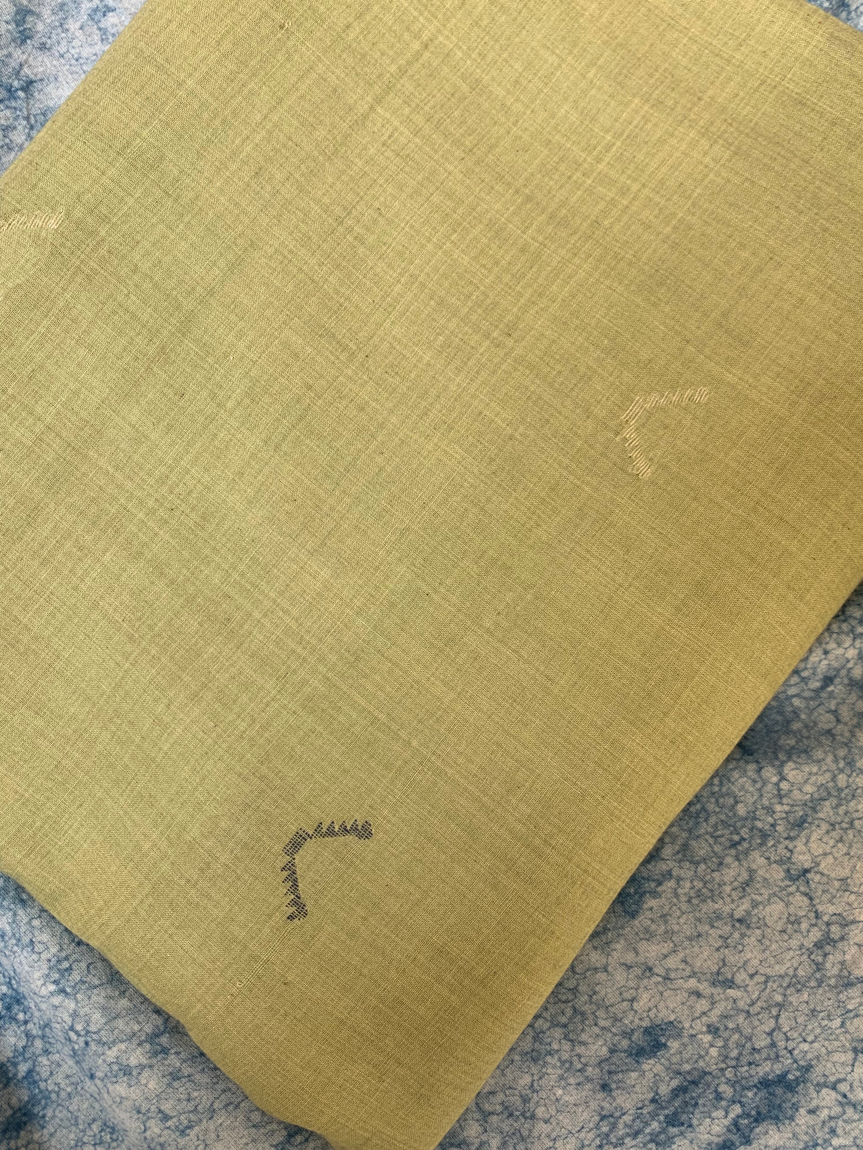 Jade- Handwoven Bengal Jamdani Kurta Dupatta set