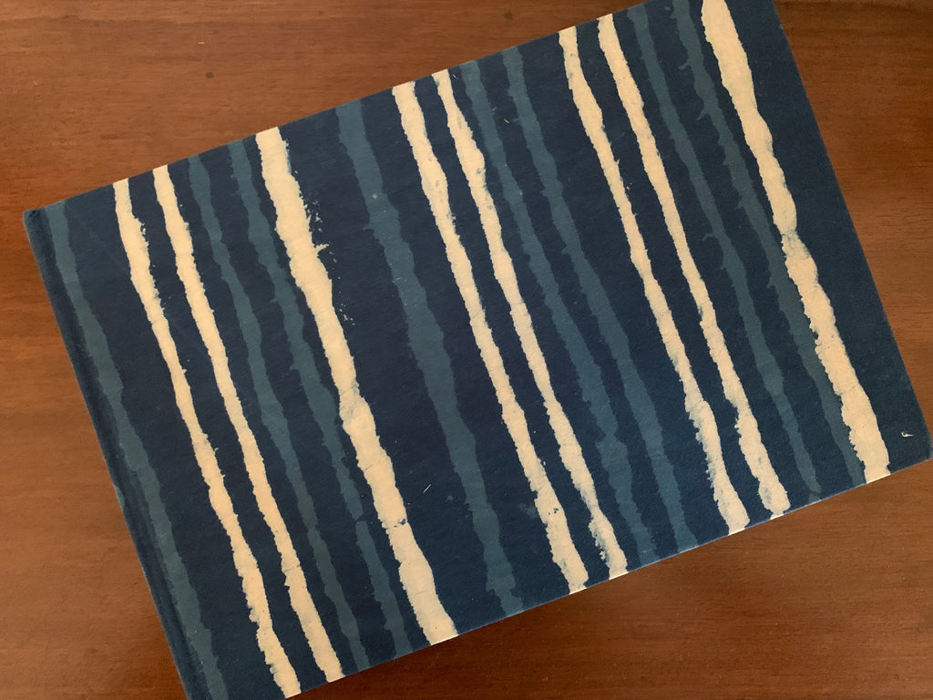 Block Print Fabric Cover Diary (Handmade paper) A4
