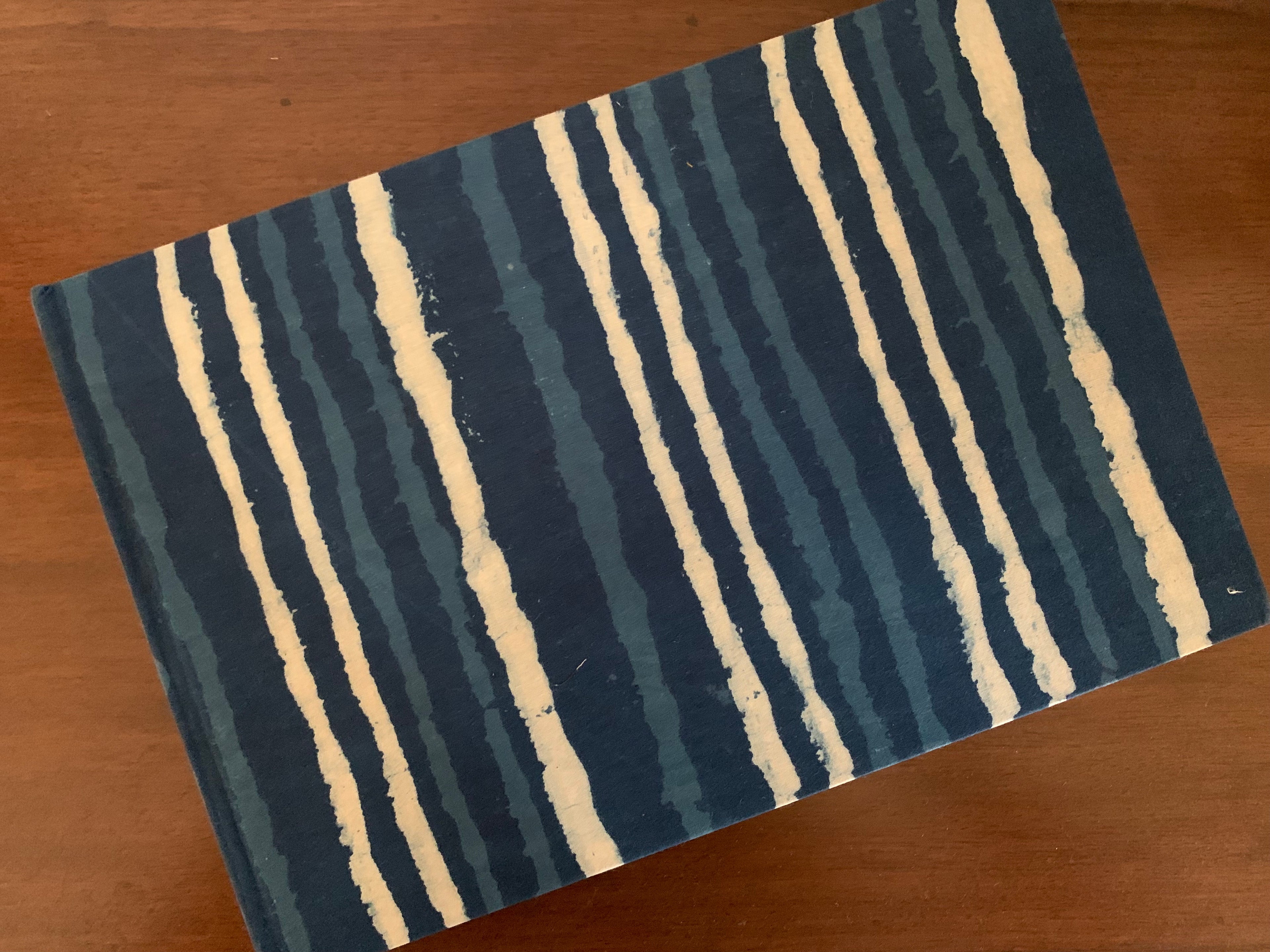 Block Print Fabric Cover Diary (Handmade paper) A4