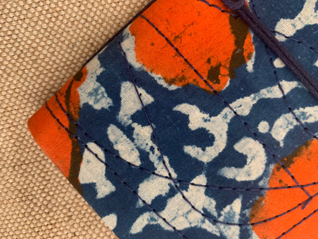 Block Print Fabric Cover Diary