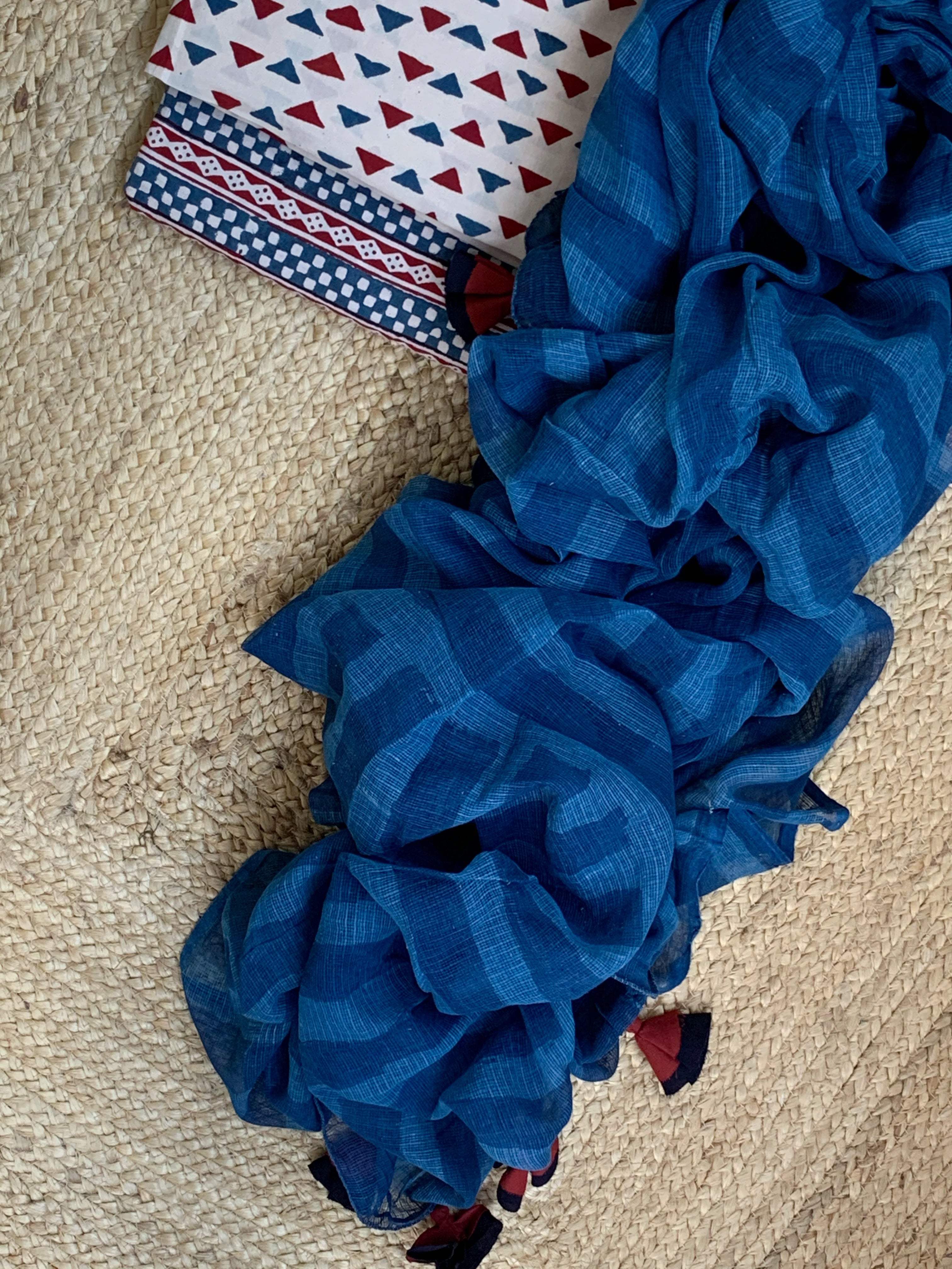 Handcrafted Cotton Kota Suit