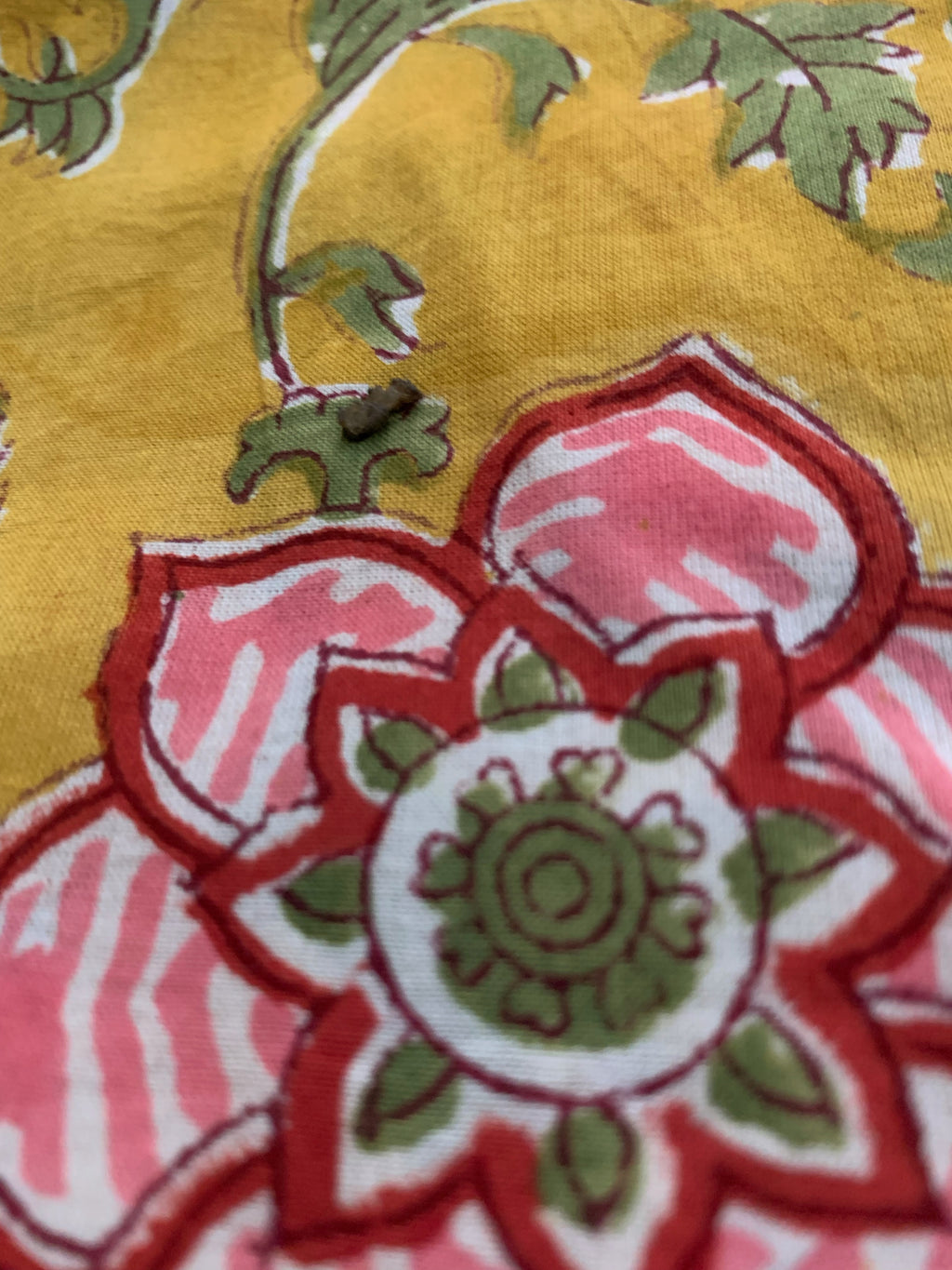 Hand Block Printed Bagru Azo free Dye Cotton Fabric 260/metre