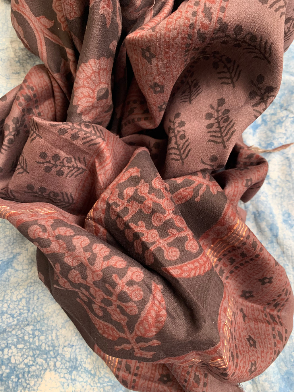 Handblock Chanderi Bagh Suit