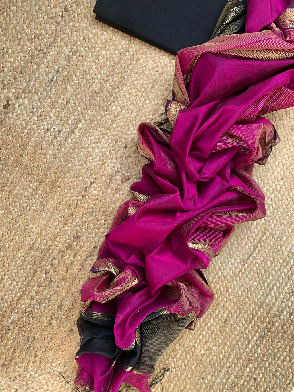 Handwoven Maheshwari Kurta dupatta set