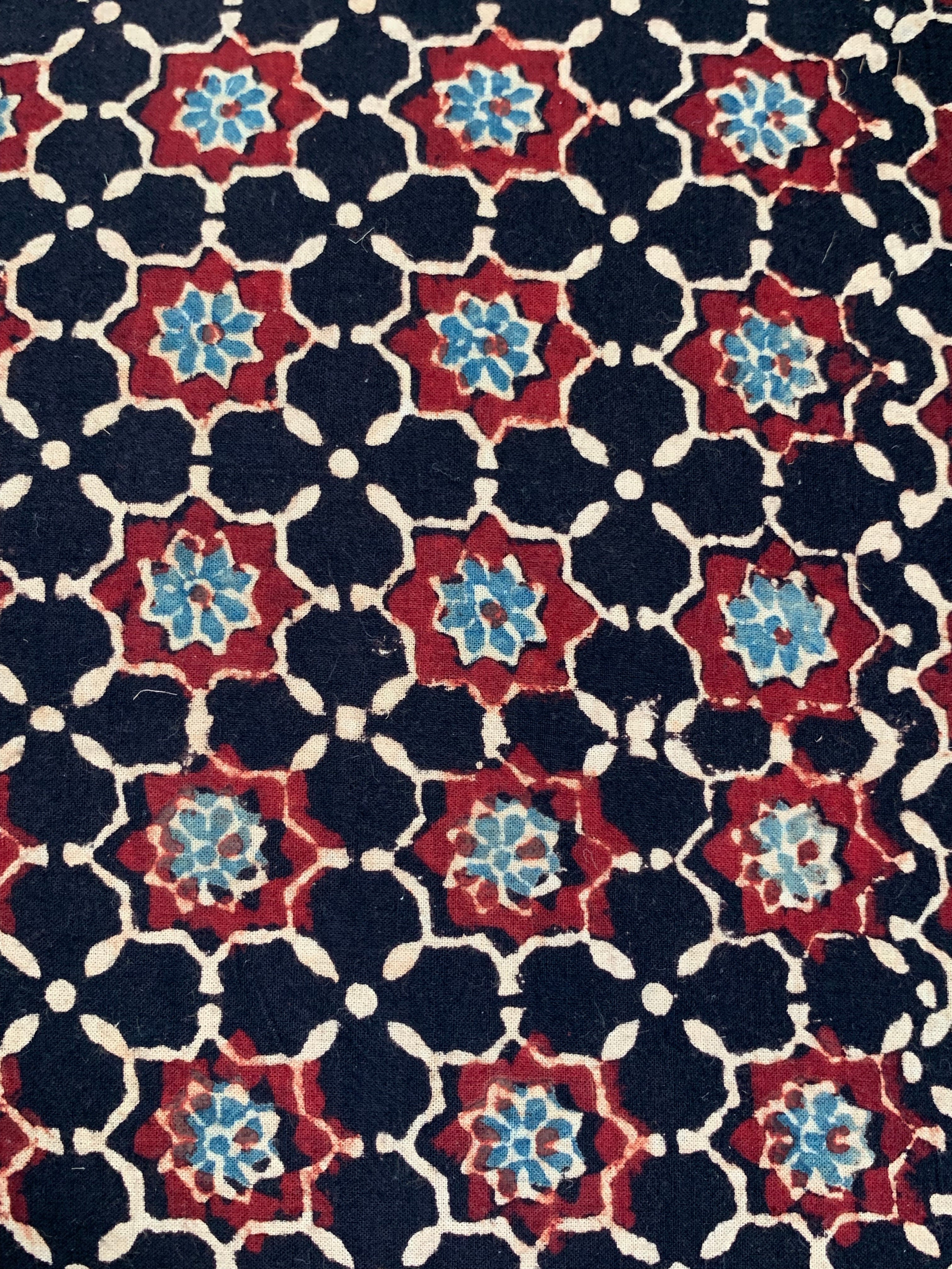 Handblock Ajrakh Suit
