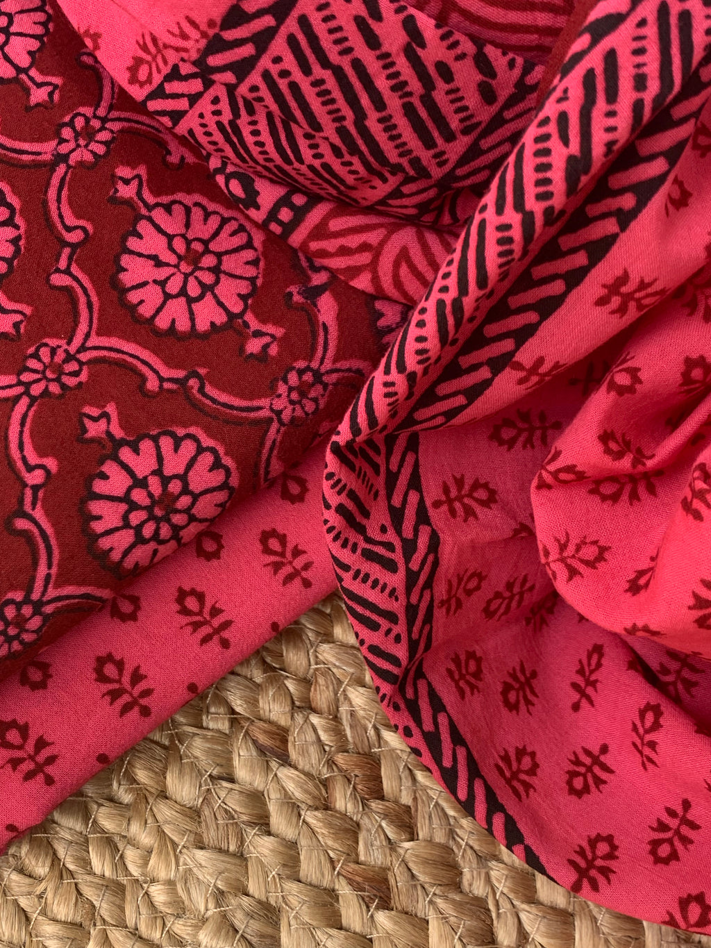Natural Dyed Bagh Block Print Cotton Suit