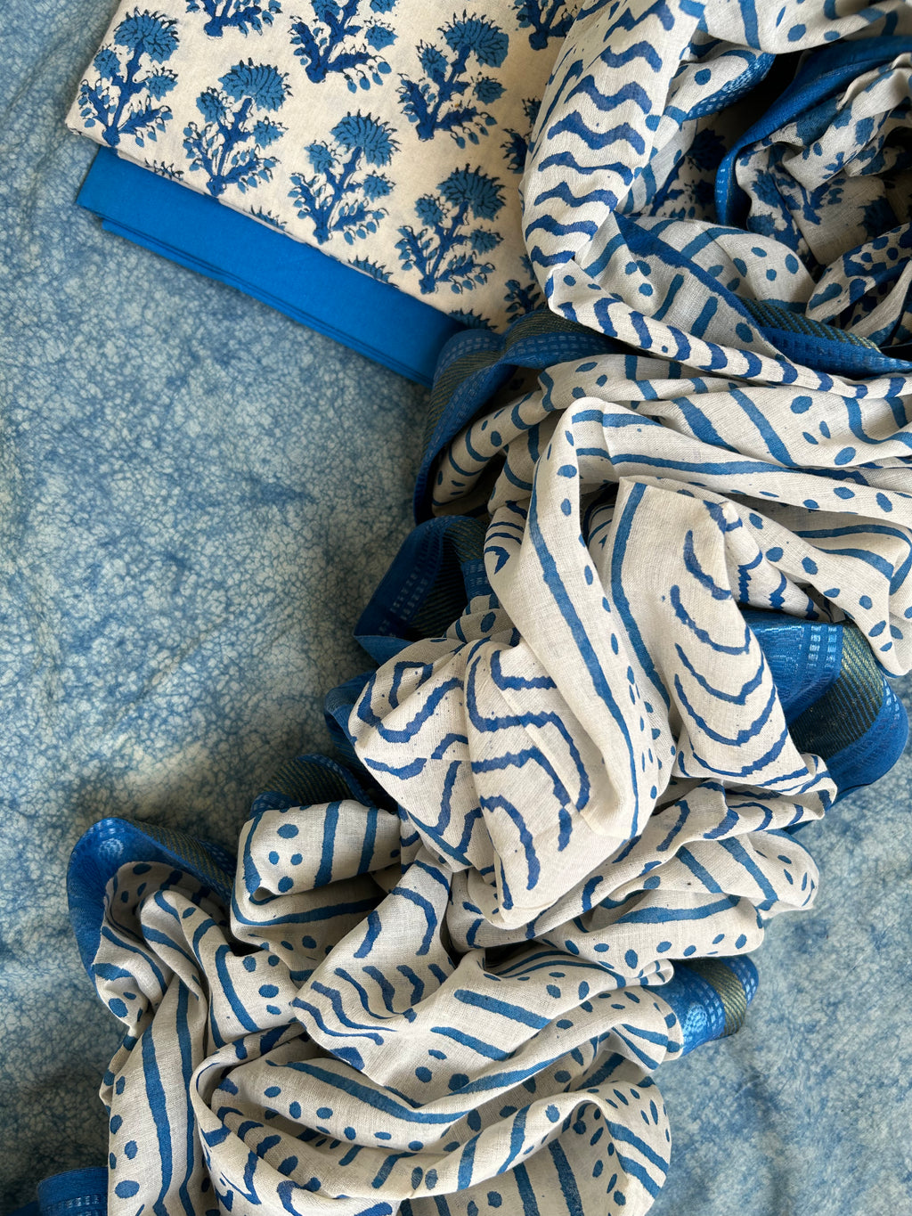 Handblock Cotton Suit