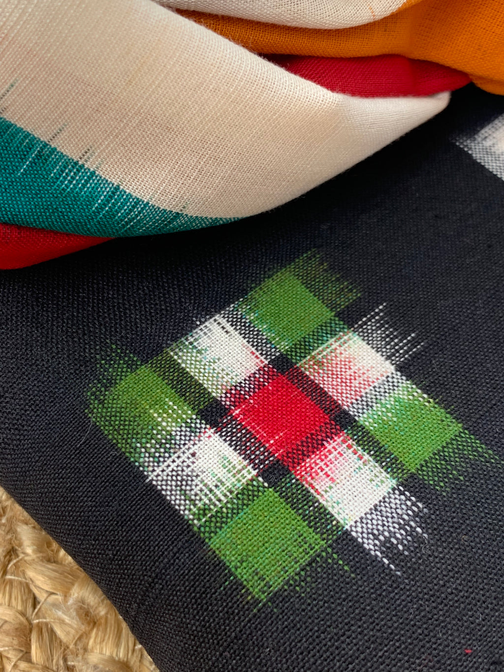 Handwoven Double Ikat Kurta Dupatta Set