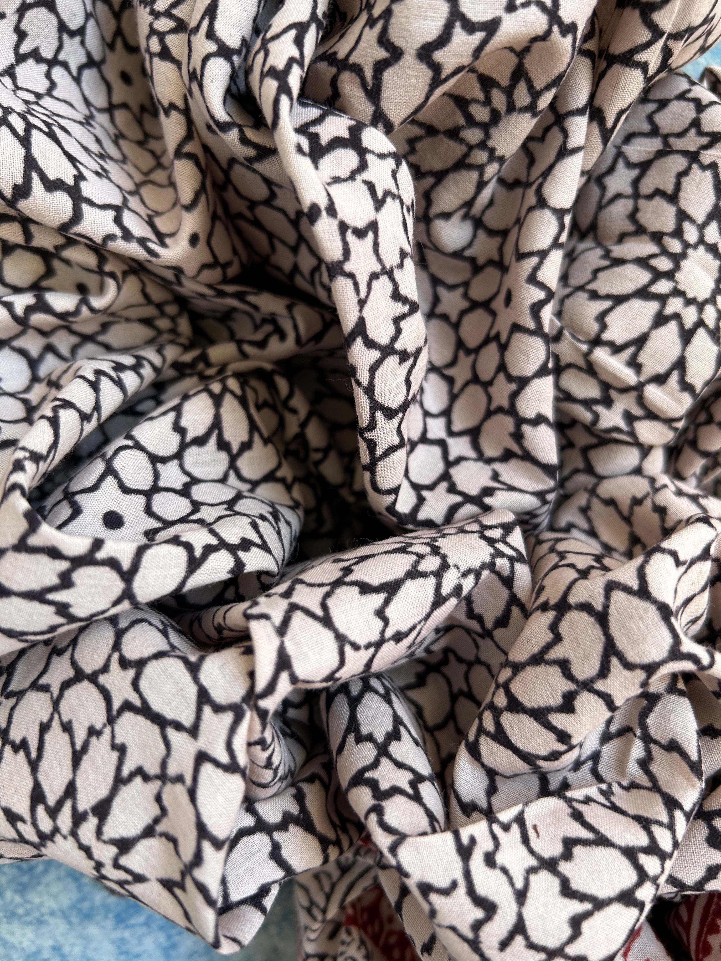 Natural Dyed Bagh Block Print Cotton Suit