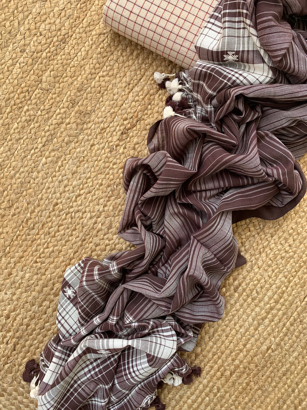 Handwoven Kotpad Bhujodi Kurta Dupatta Set