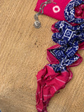 Handwoven Double Ikat Kurta Telia Dupatta Set