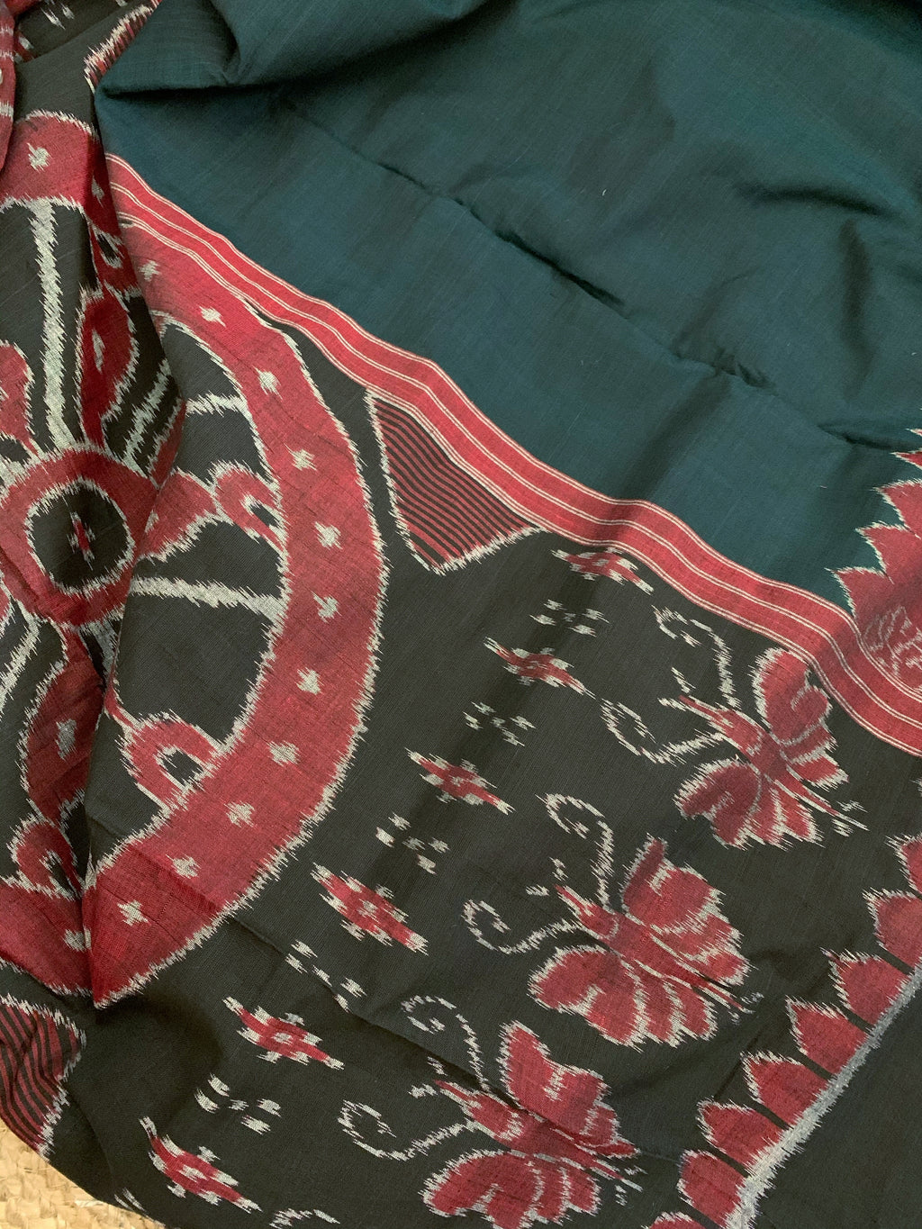 Handwoven Nuapatna Kurta Dupatta Set