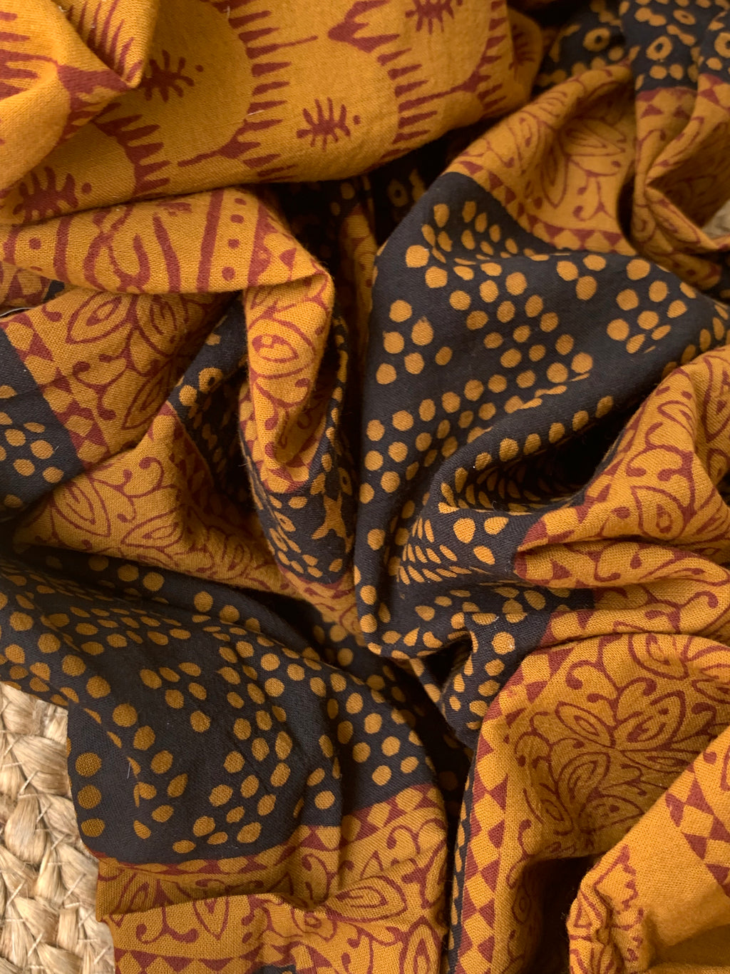 Natural Dyed Bagh Block Print Cotton Suit