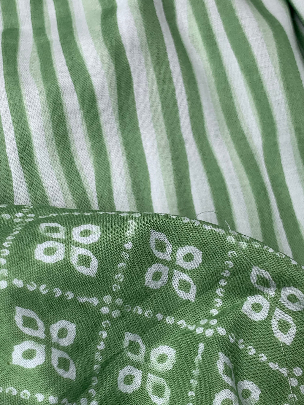 Handcrafted cotton chiffon suit
