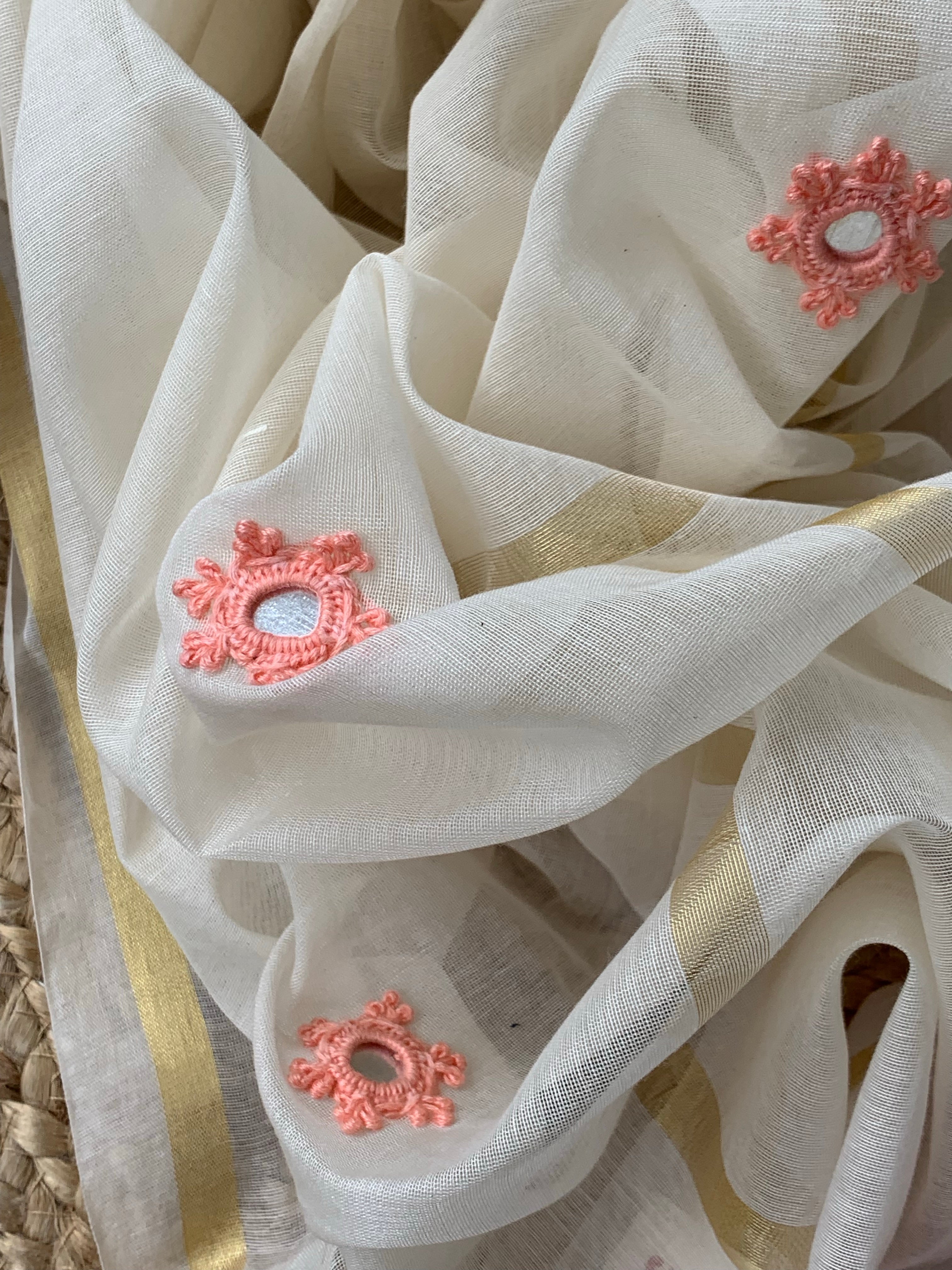Handblock Kalamkari Chanderi Dupatta Suit