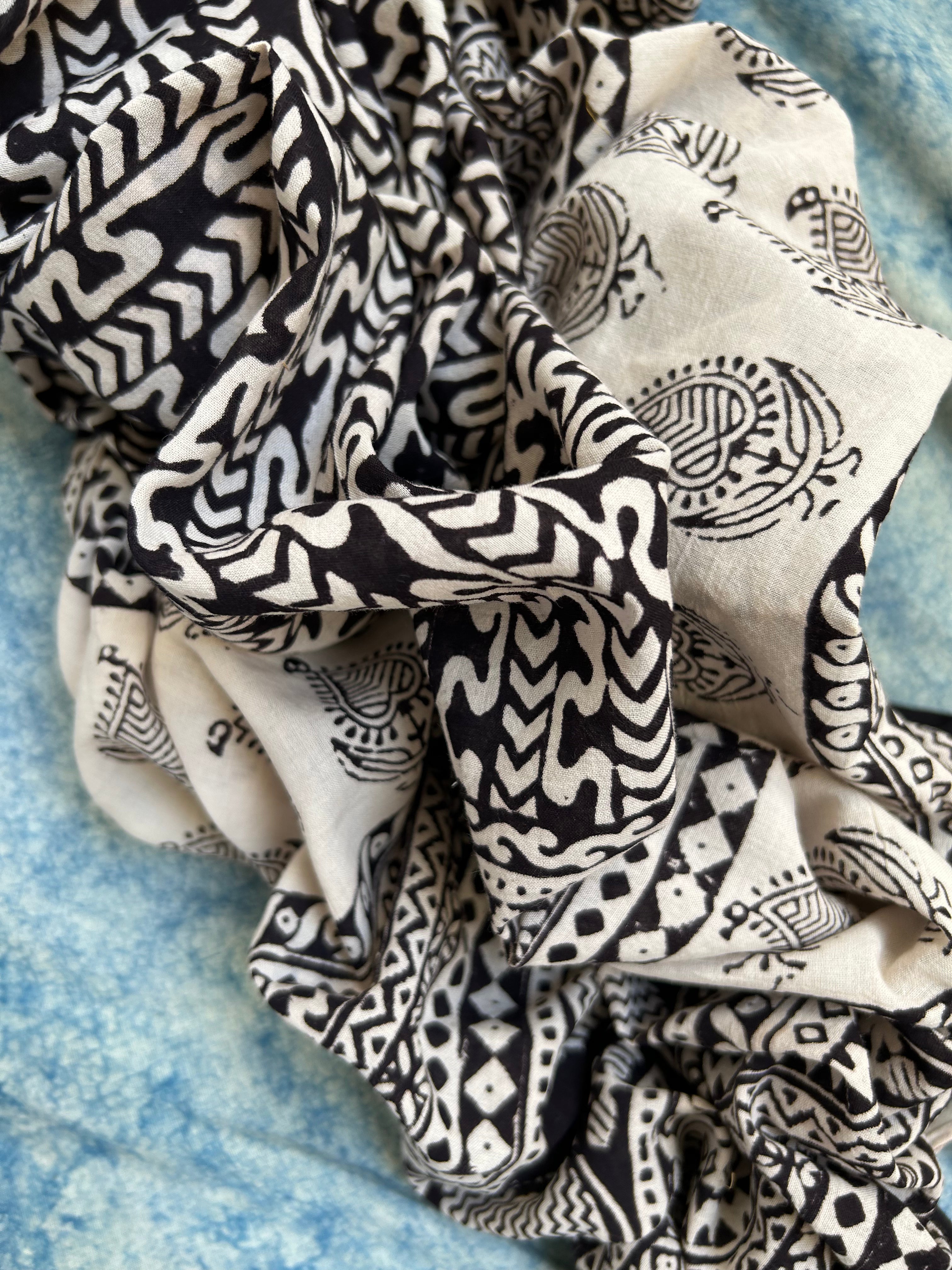 Natural Dyed Bagh Block Print Cotton Suit