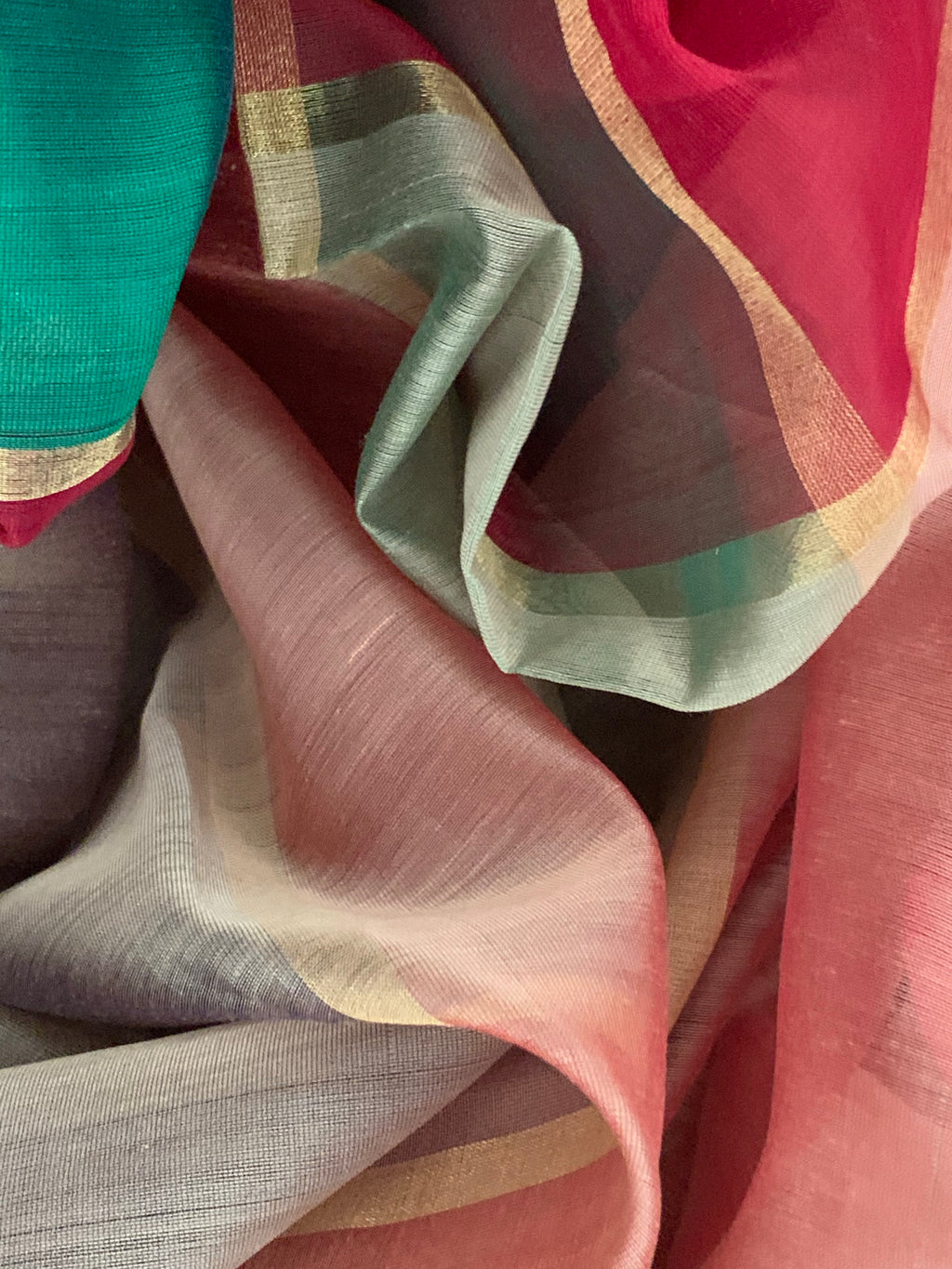 Handwoven Maheshwari Silk Cotton Dupatta