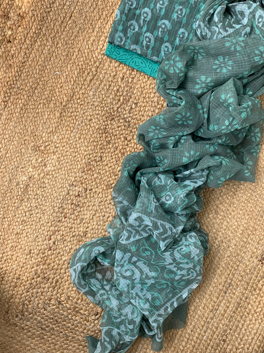 Handblock Kota Cotton Suit