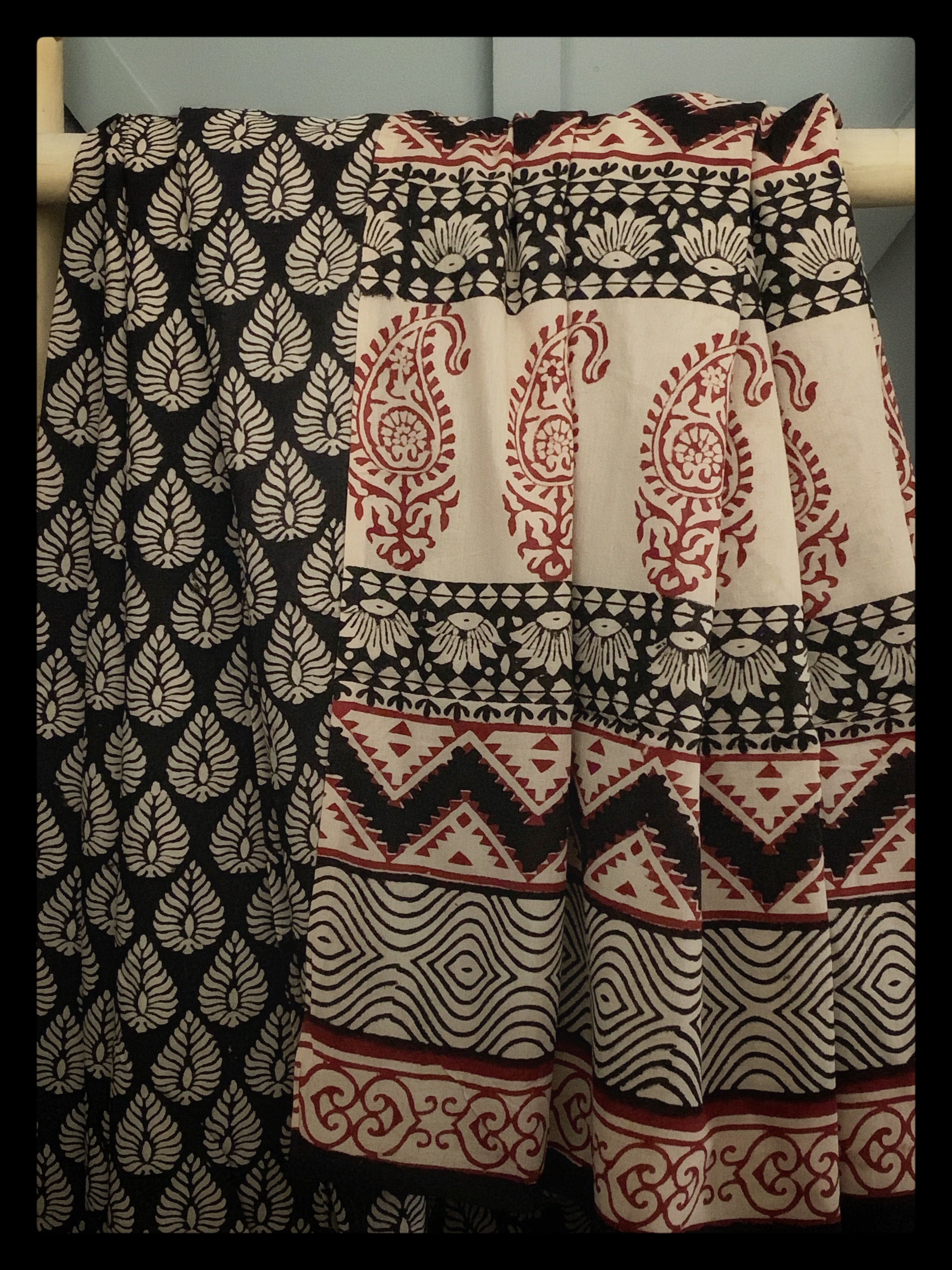 Handblock Printed Cotton Saree