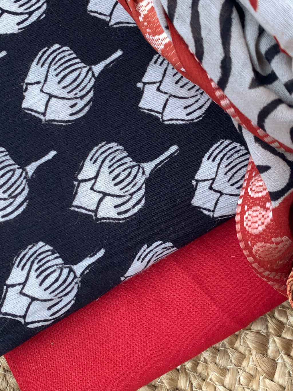 Handblock Cotton Suit