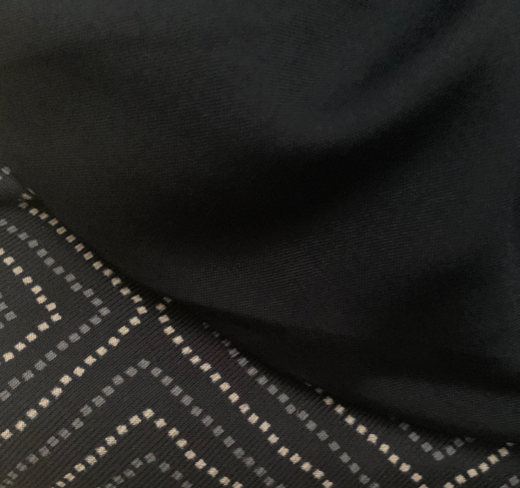 Black Wool Pashmina Suit