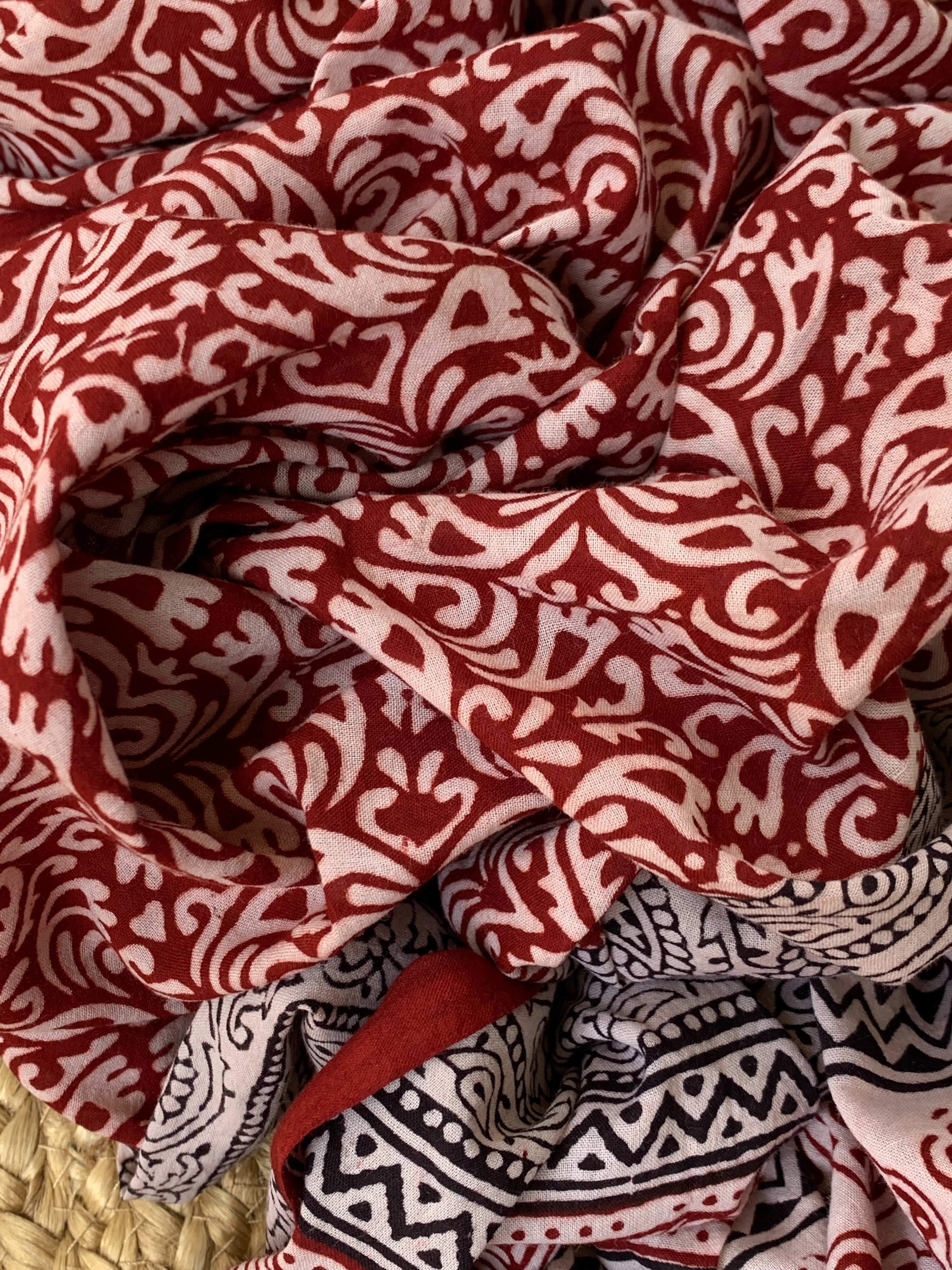 Natural Dyed Bagh Block Print Cotton Suit
