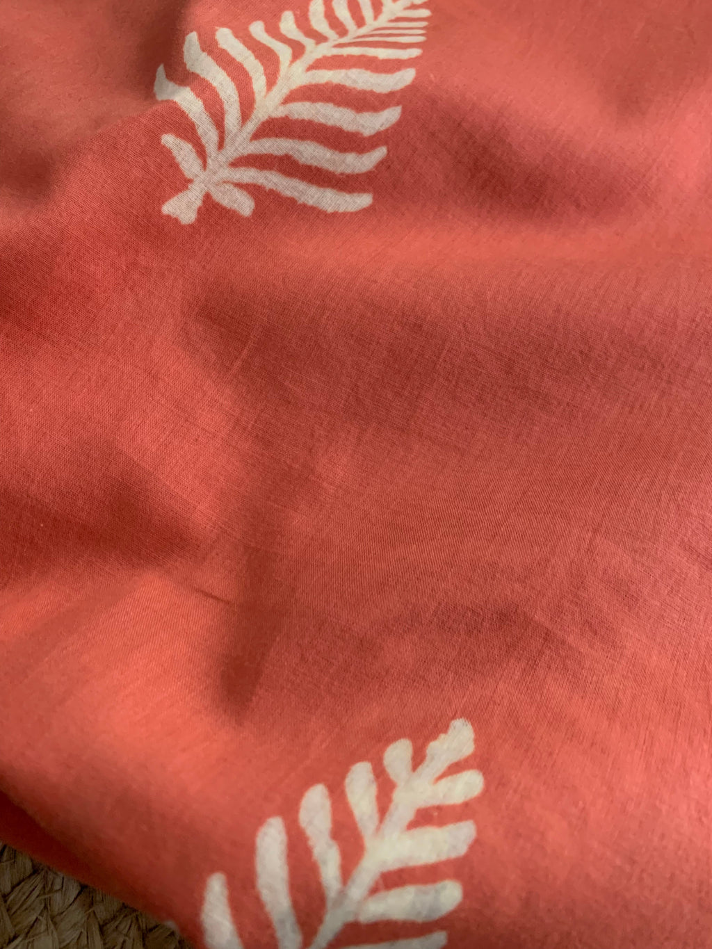 Handblock Cotton Kurta Bottom Set