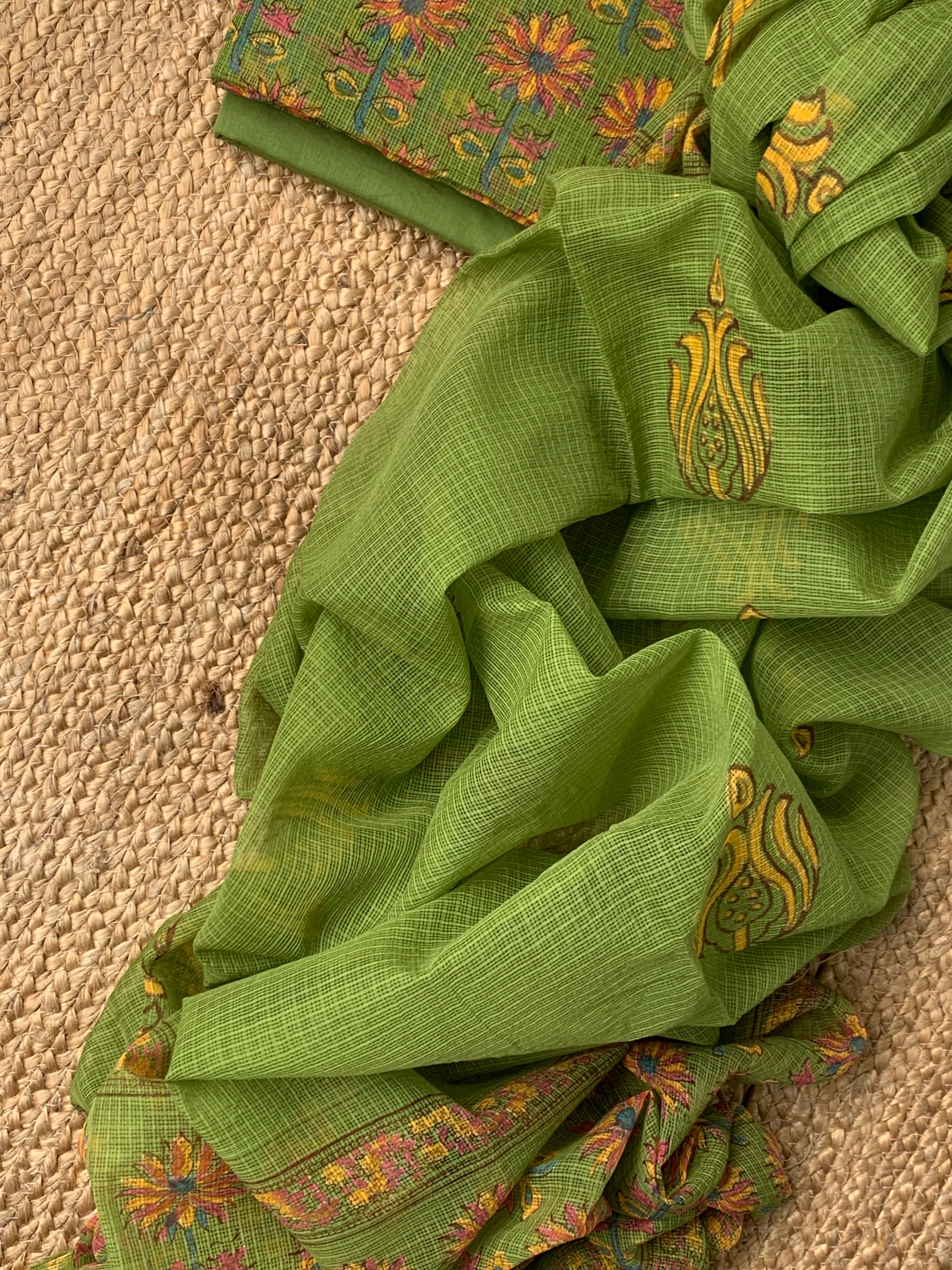 Handblock Kota Cotton Suit