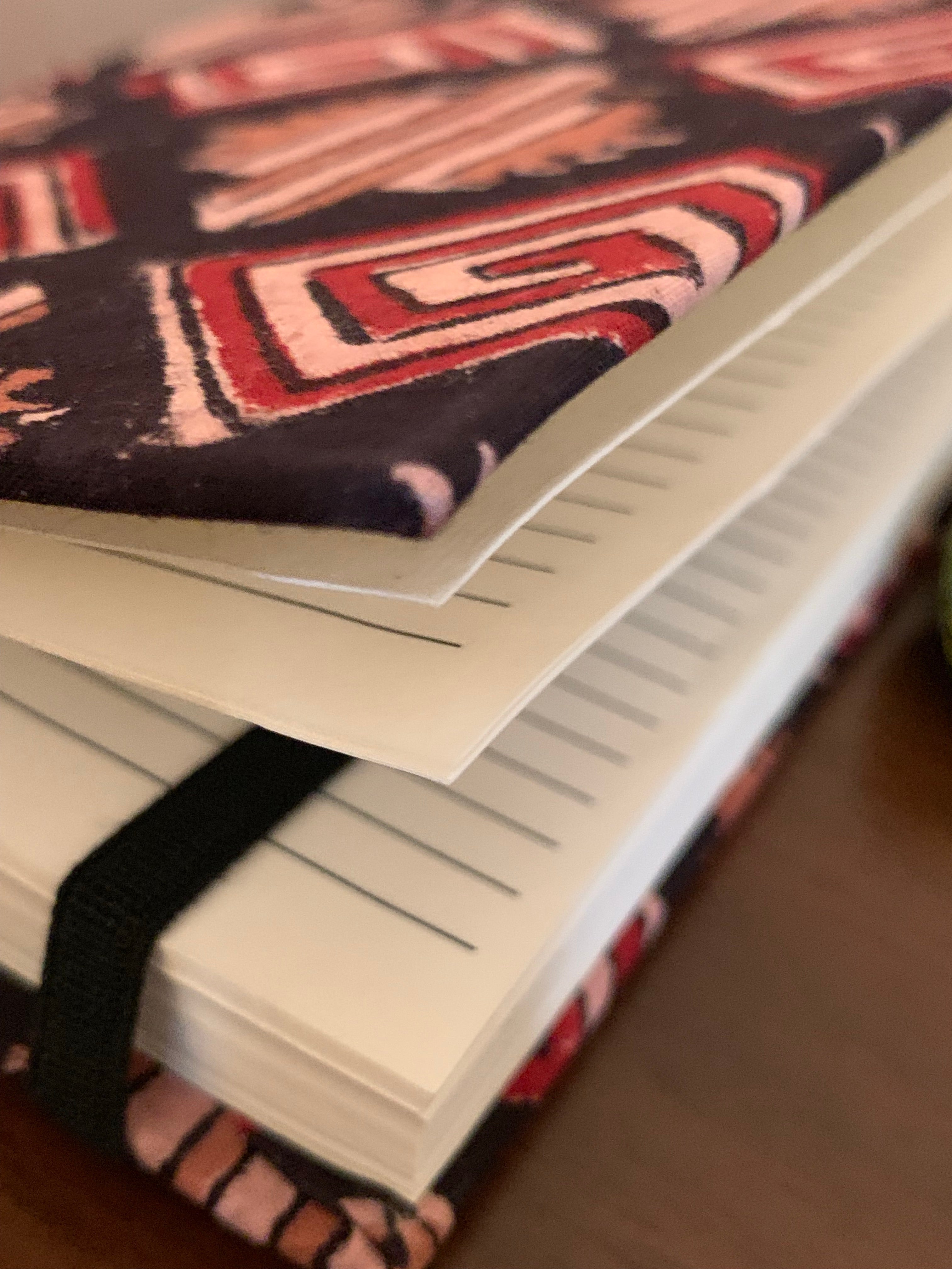Block Print Fabric Cover Diary