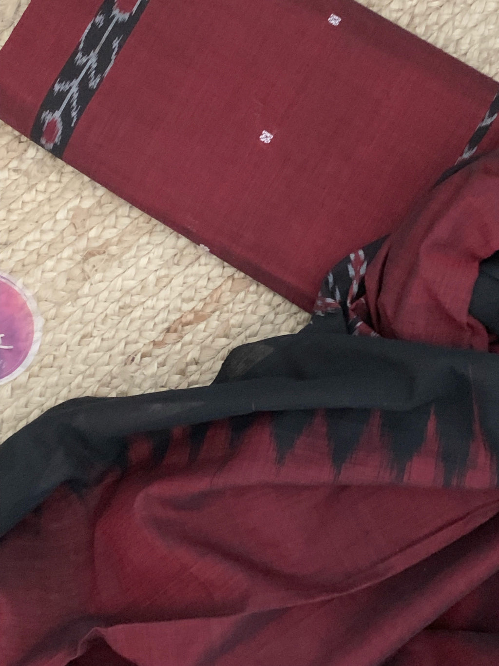 Handwoven Nuapatna Kurta Dupatta Set