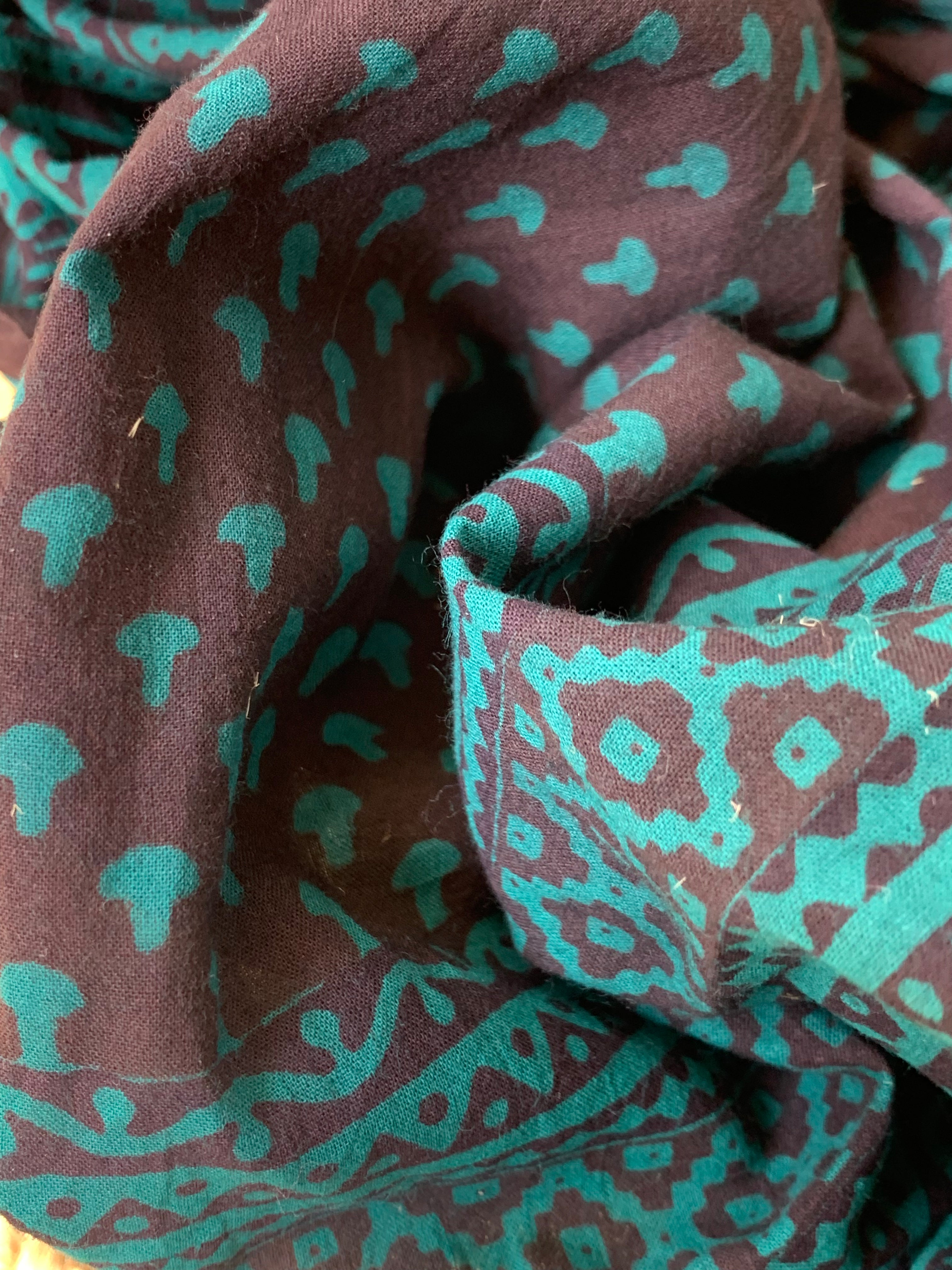 Natural Dyed Bagh Block Print Cotton Suit