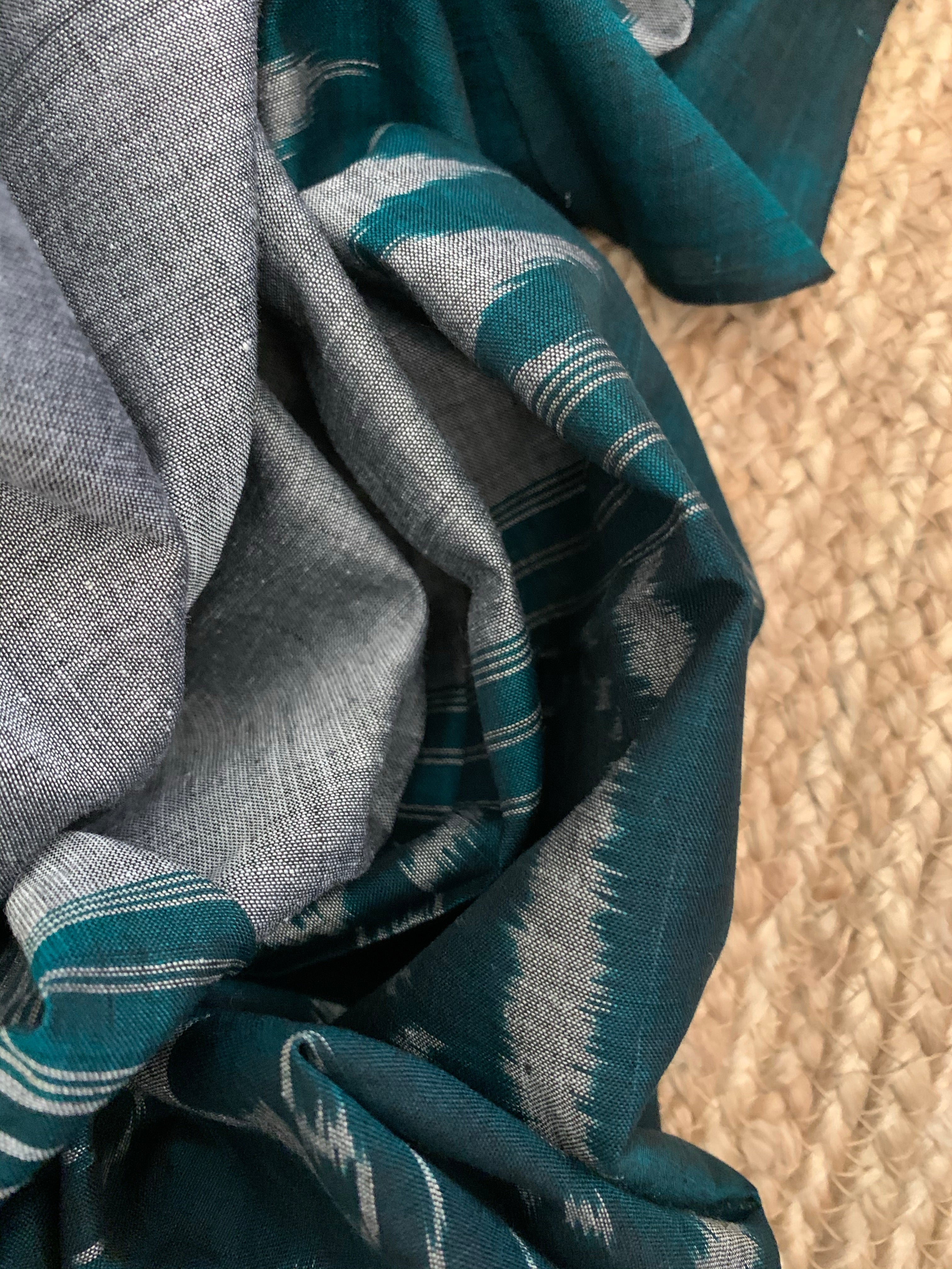 Handwoven Nuapatna Kurta Dupatta Set