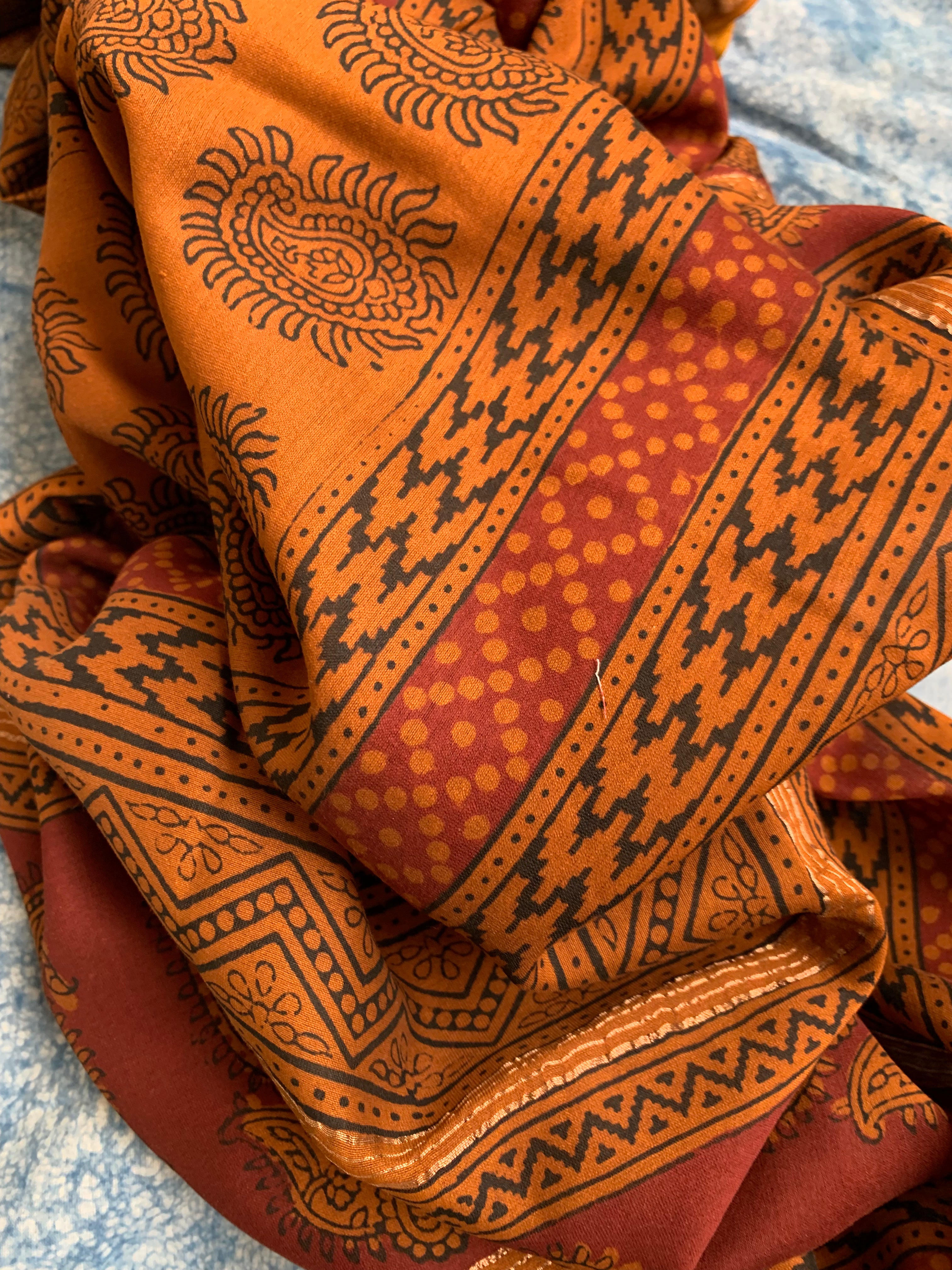 Handblock Chanderi Bagh Suit