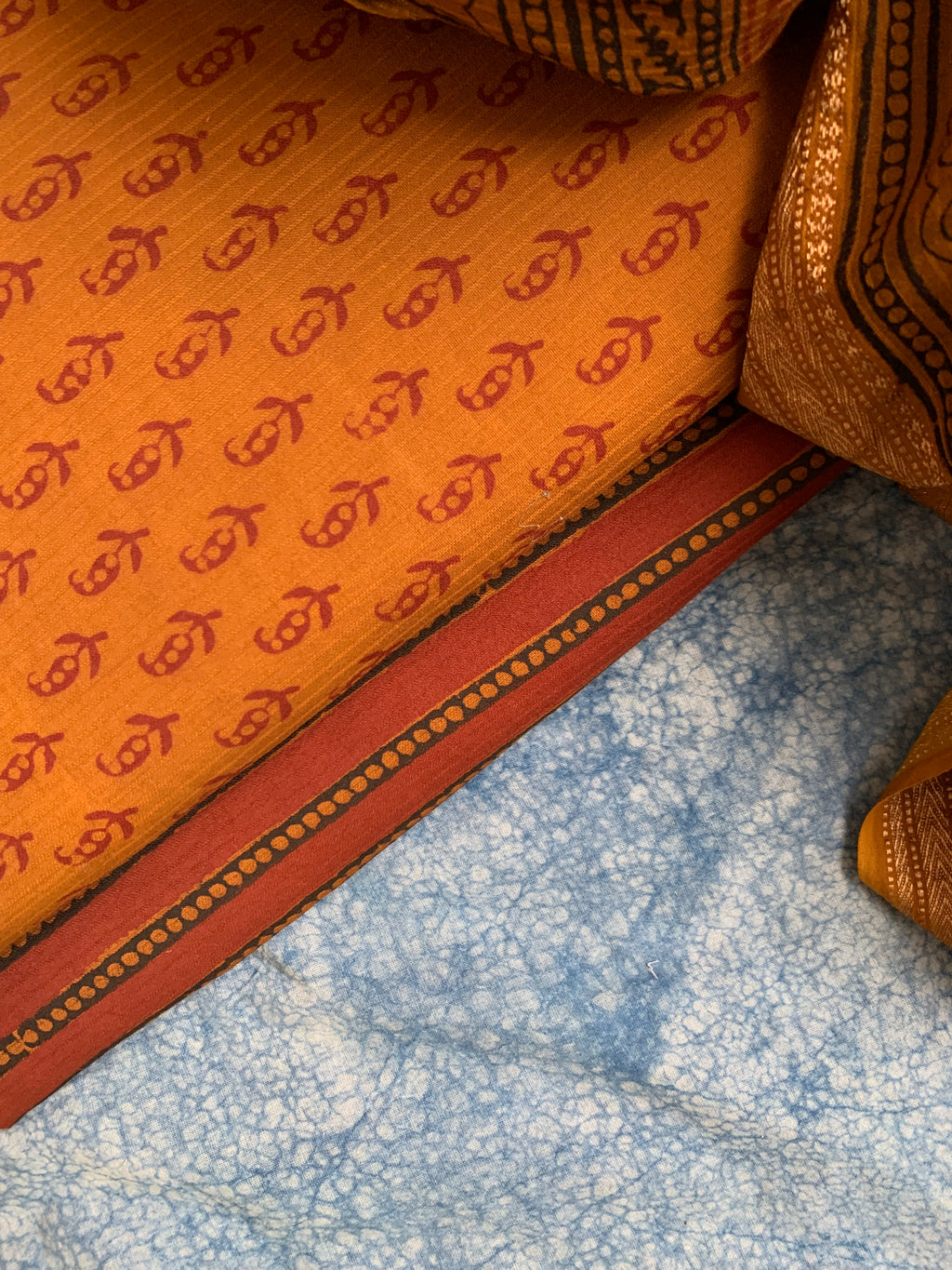 Handblock Maheshwari Bagh Suit