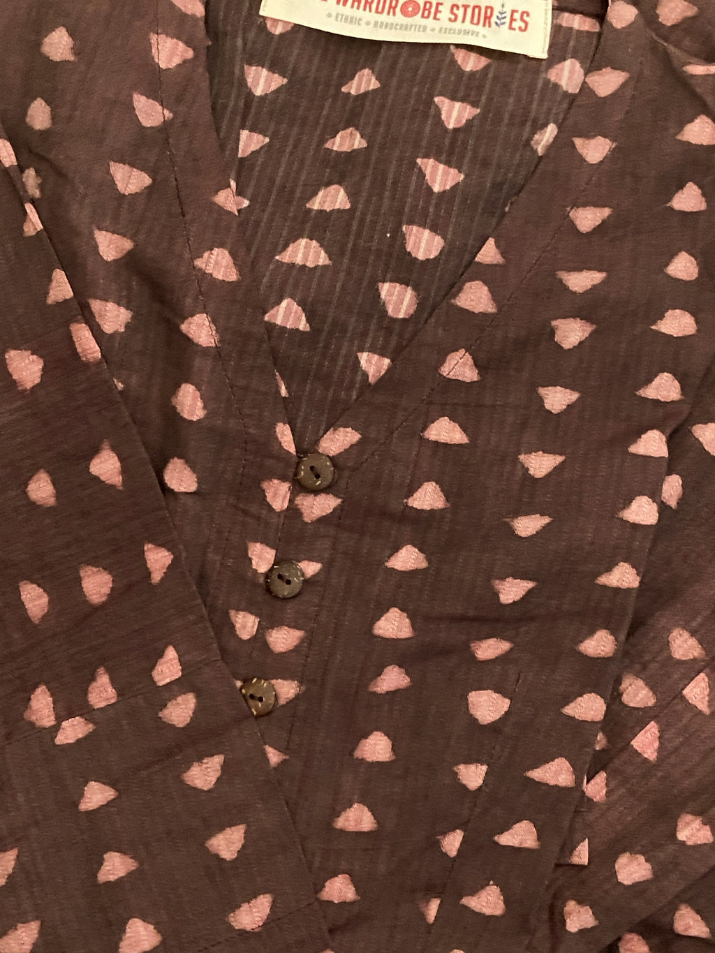 Handcrafted Bagru Midi Dress