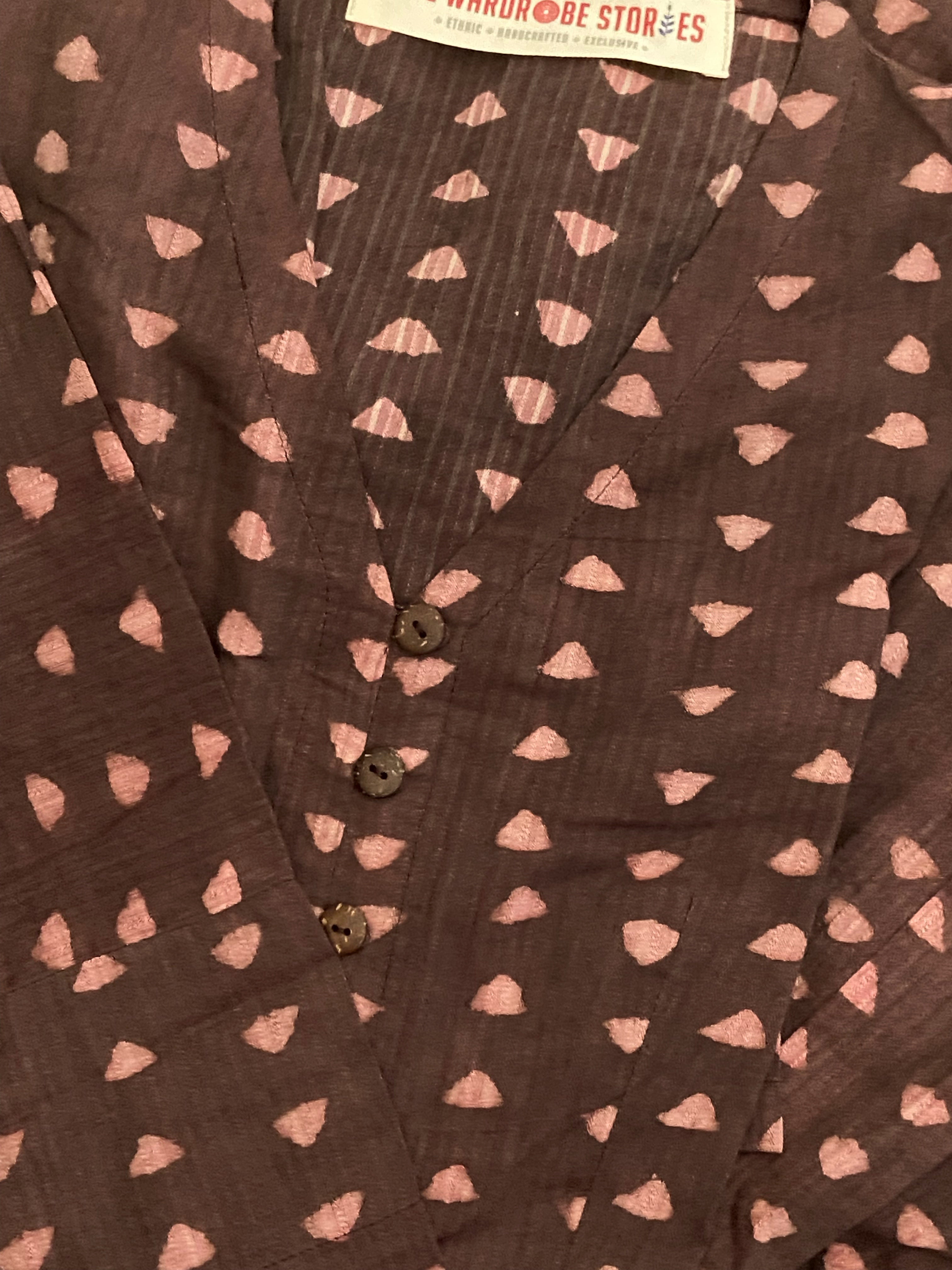 Handcrafted Bagru Midi Dress