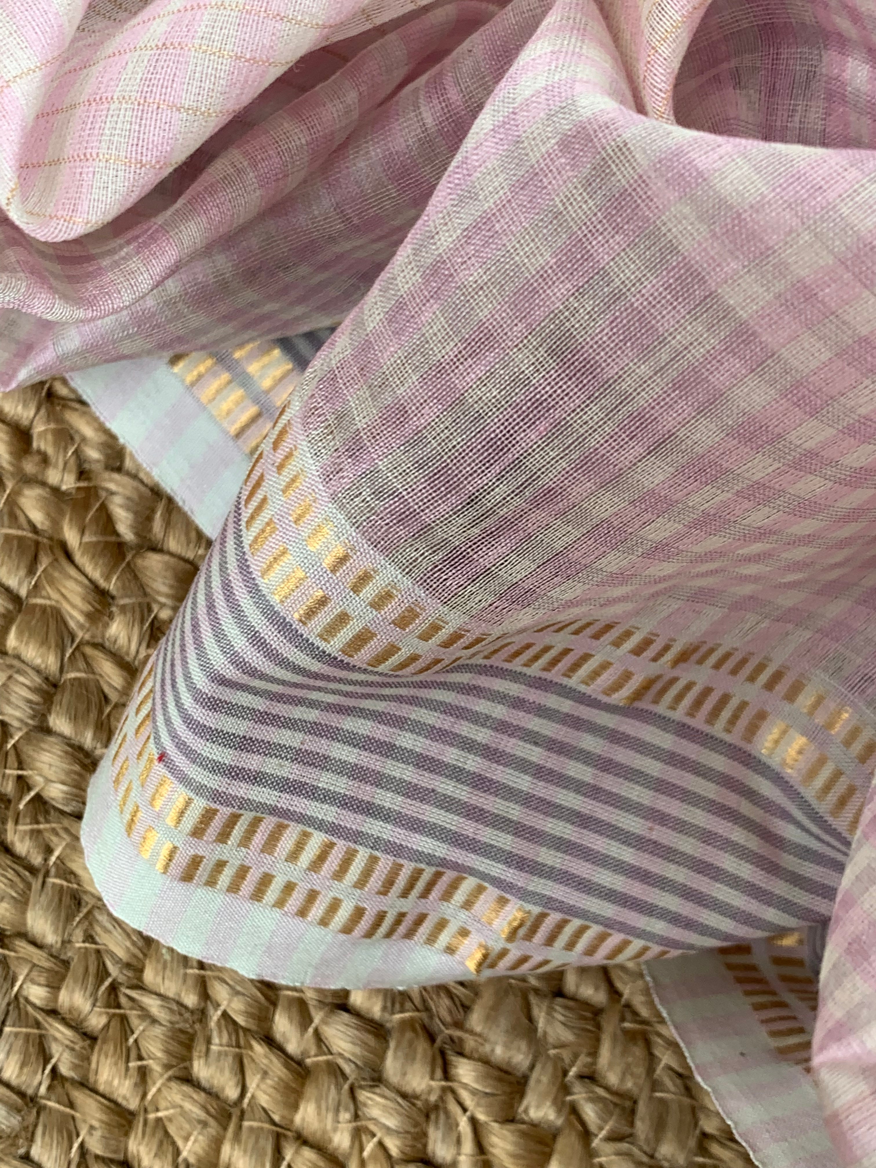 Handwoven Maheshwari Kurta dupatta set