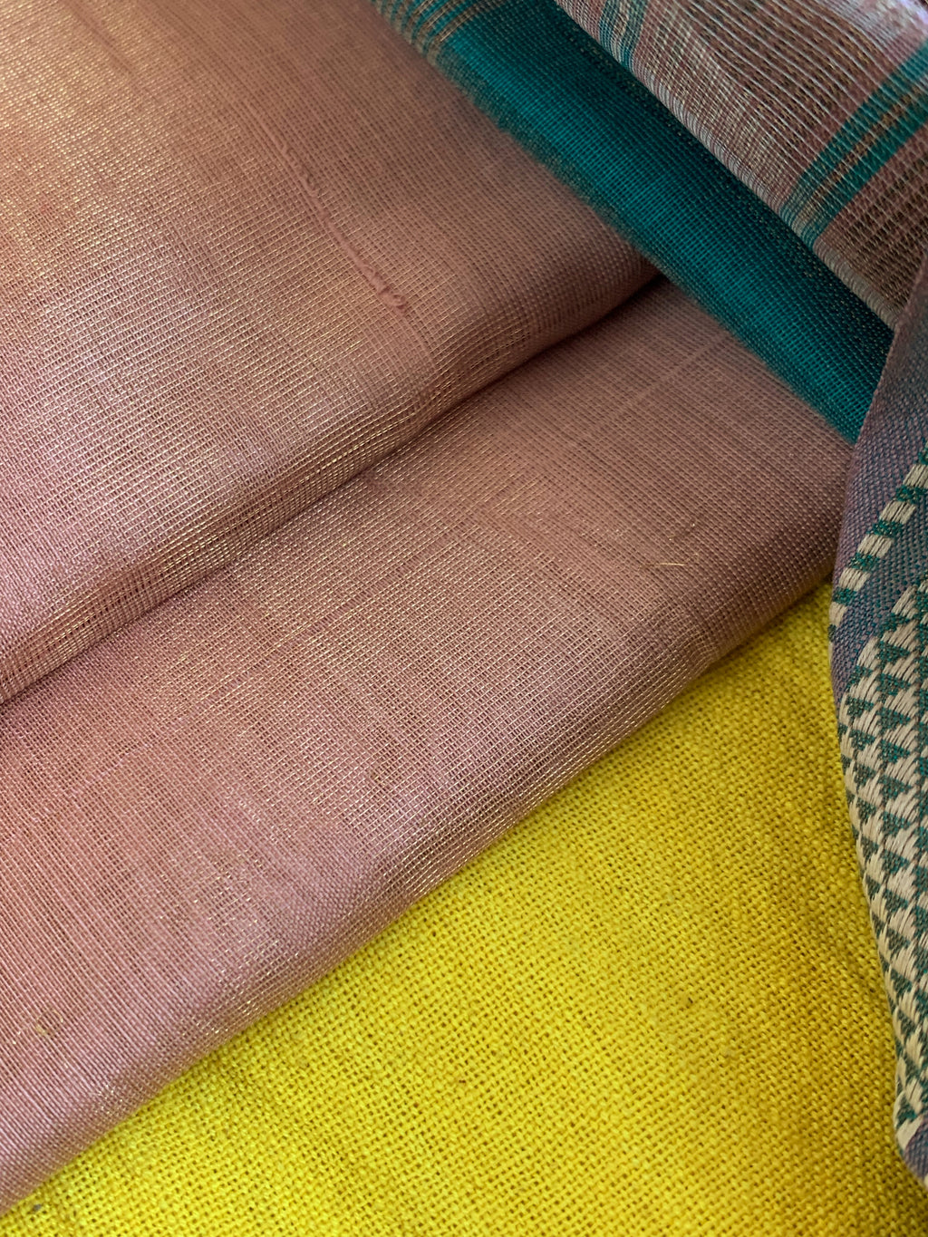 Handwoven Maheshwari Kurta dupatta set