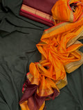 Handwoven Maheshwari Kurta dupatta set