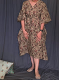 Handcrafted Kalamkari Kaftan Dress